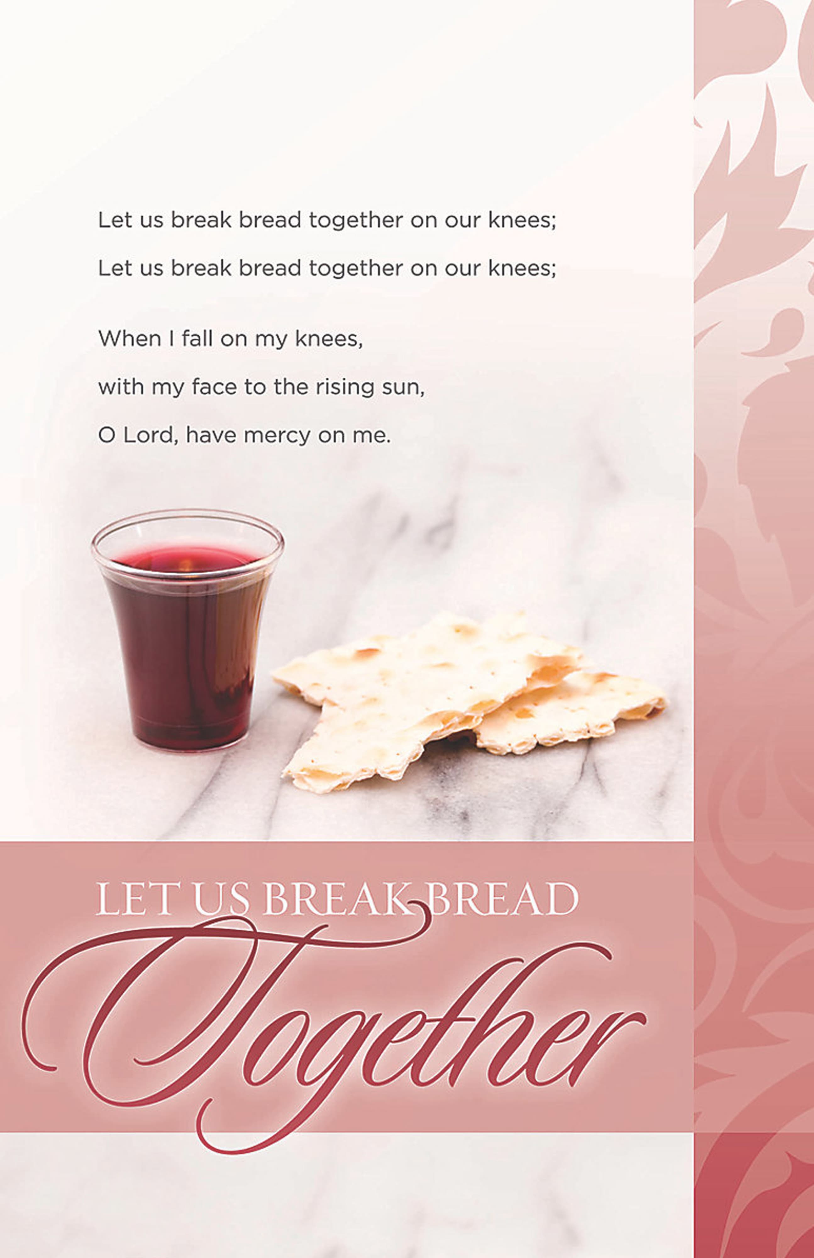 slide 4 of 9 for Digital Church Graphics Package - Communion 4