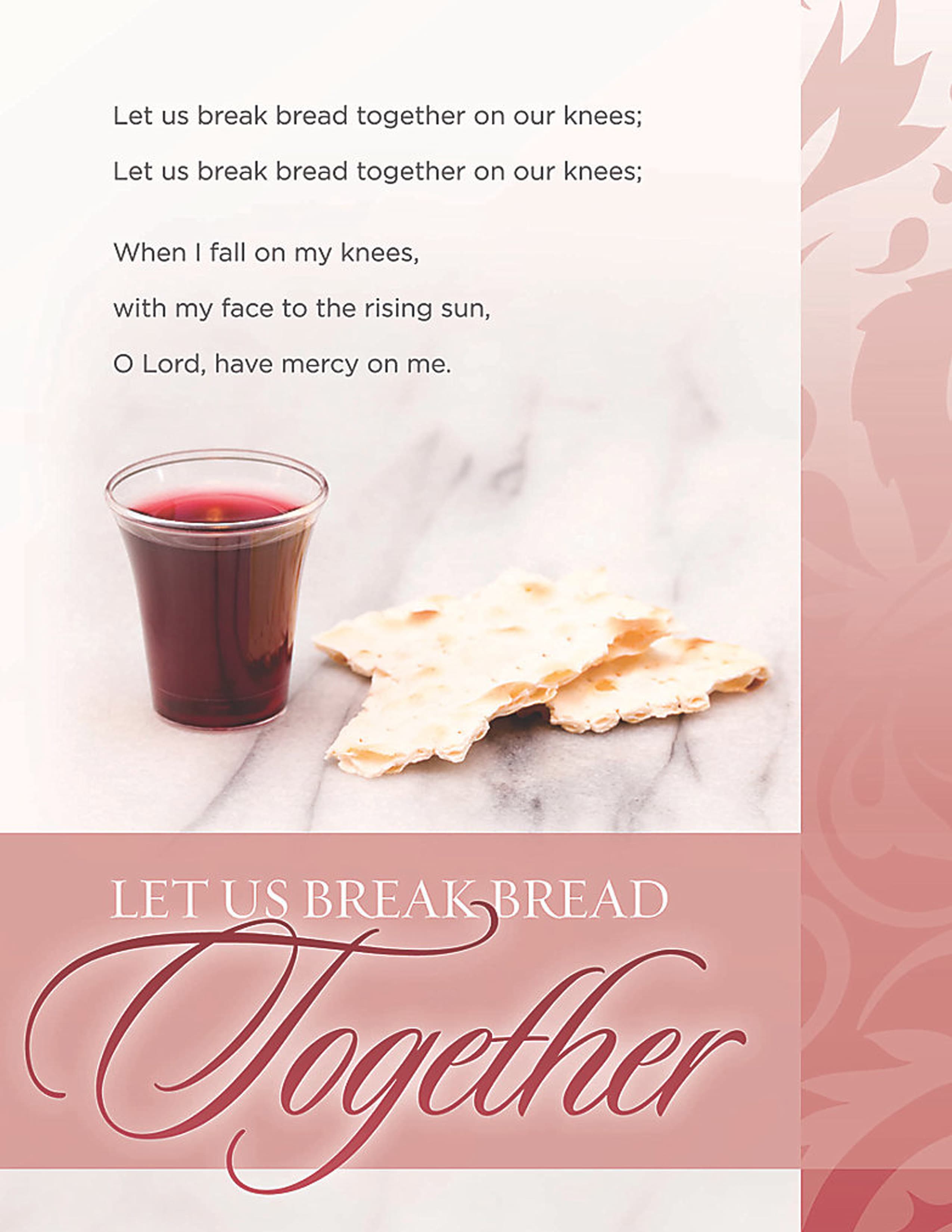slide 7 of 9 for Digital Church Graphics Package - Communion 4