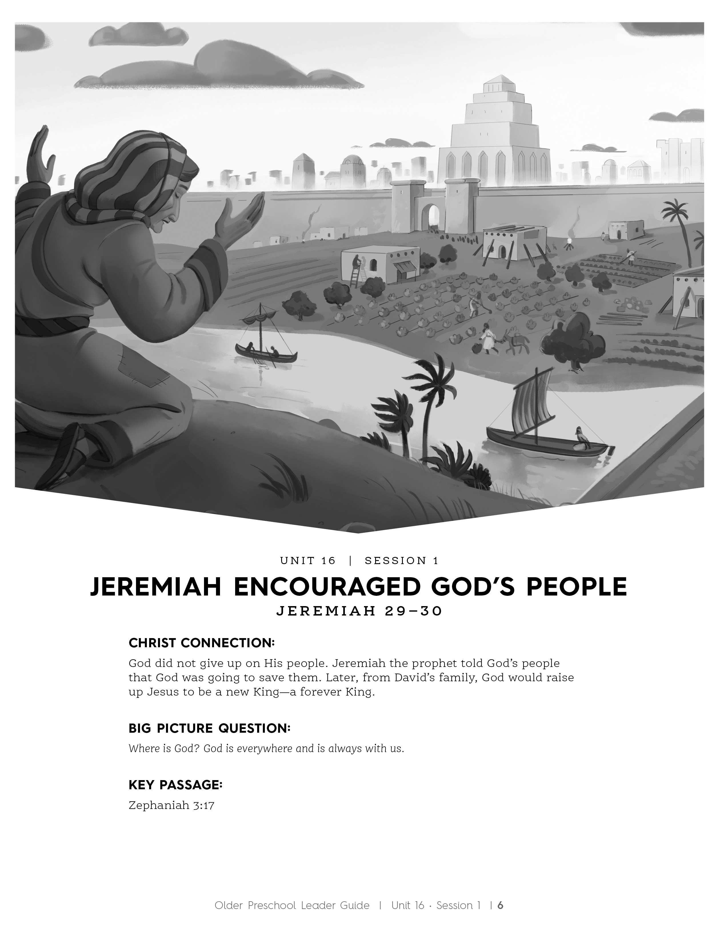 slide 2 of 3 for The Gospel Project for Preschool: Older Preschool Leader Guide - Volume 6: From Captivity to Restoration