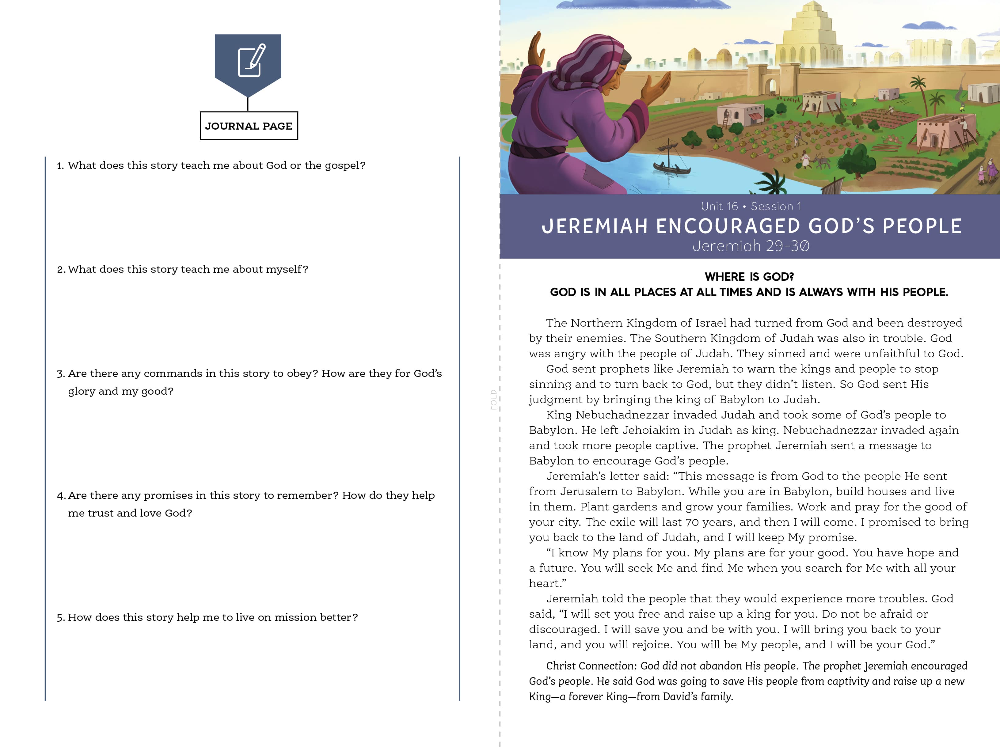 slide 2 of 3 for The Gospel Project for Kids: Older Kids Activity Pages - Volume 6: From Captivity to Restoration