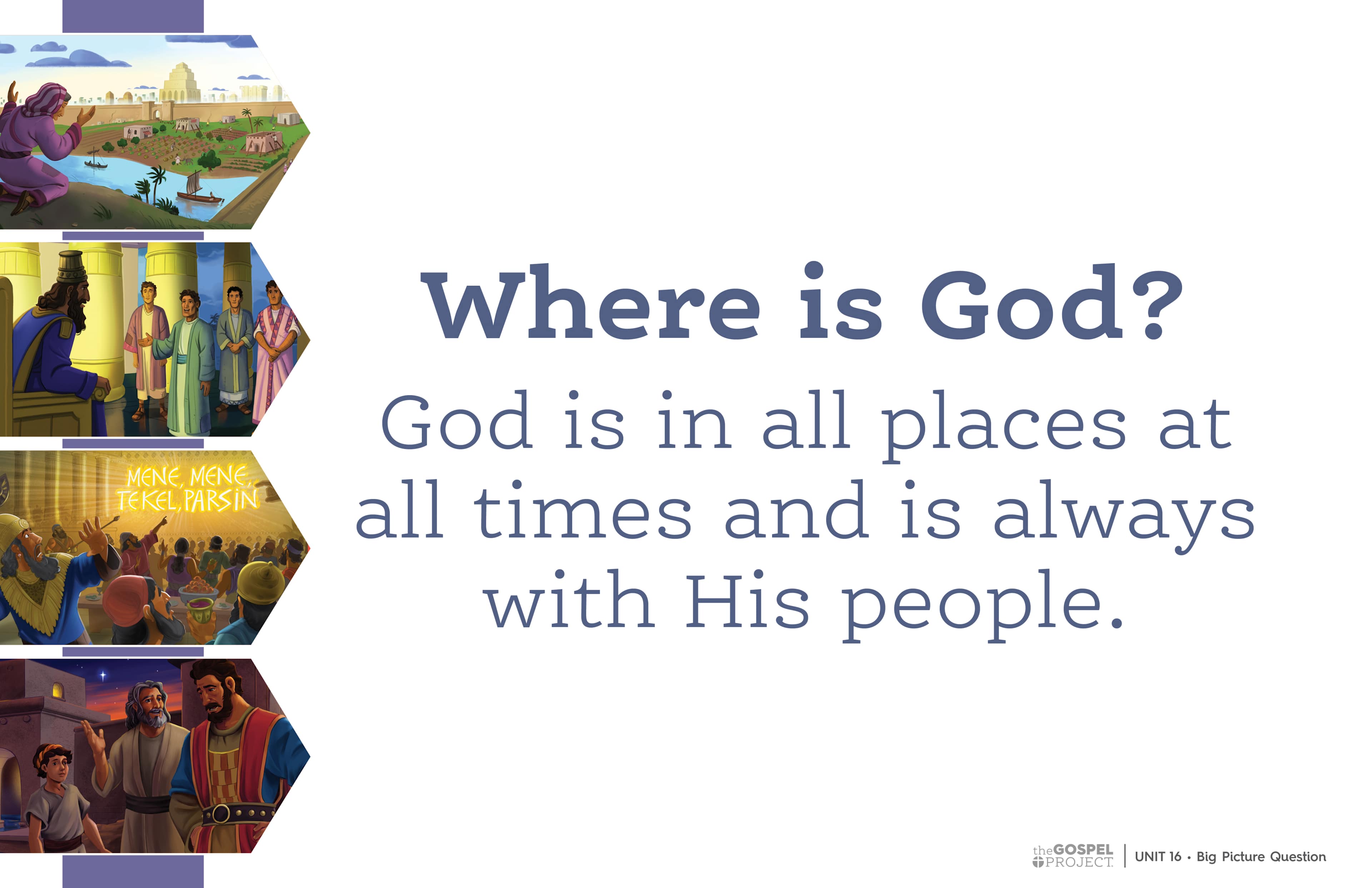slide 2 of 3 for The Gospel Project for Kids: Kids Poster Pack - Volume 6: From Captivity to Restoration