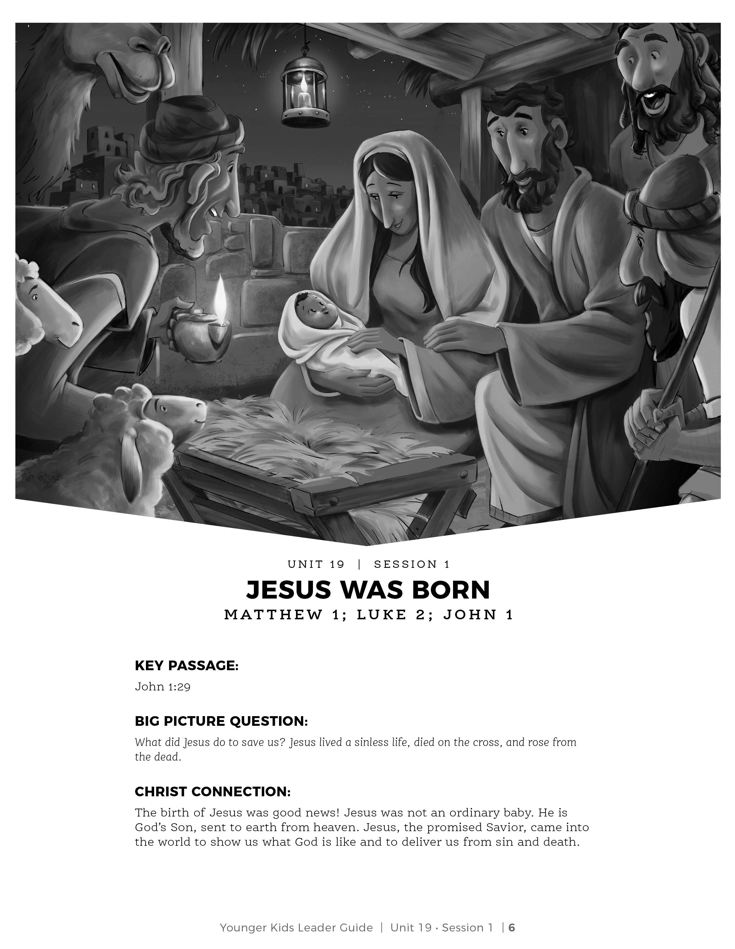 slide 2 of 3 for The Gospel Project for Kids: From Heaven to Earth - Younger Kids Leader Guide - Volume 7