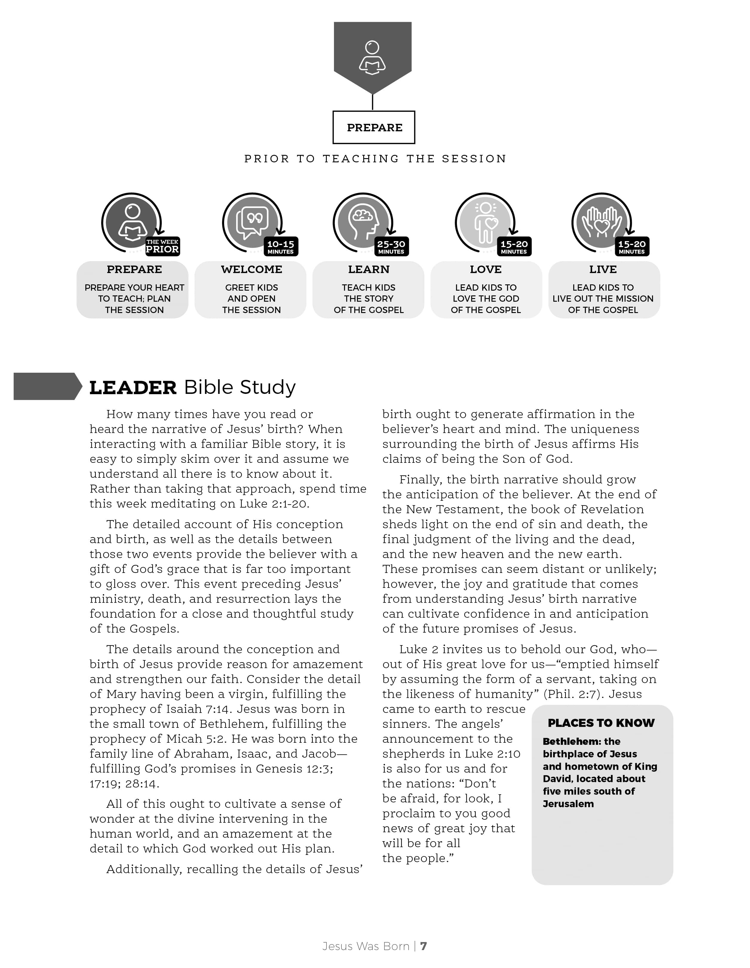 slide 3 of 3 for The Gospel Project for Kids: From Heaven to Earth - Older Kids Leader Guide - Volume 7