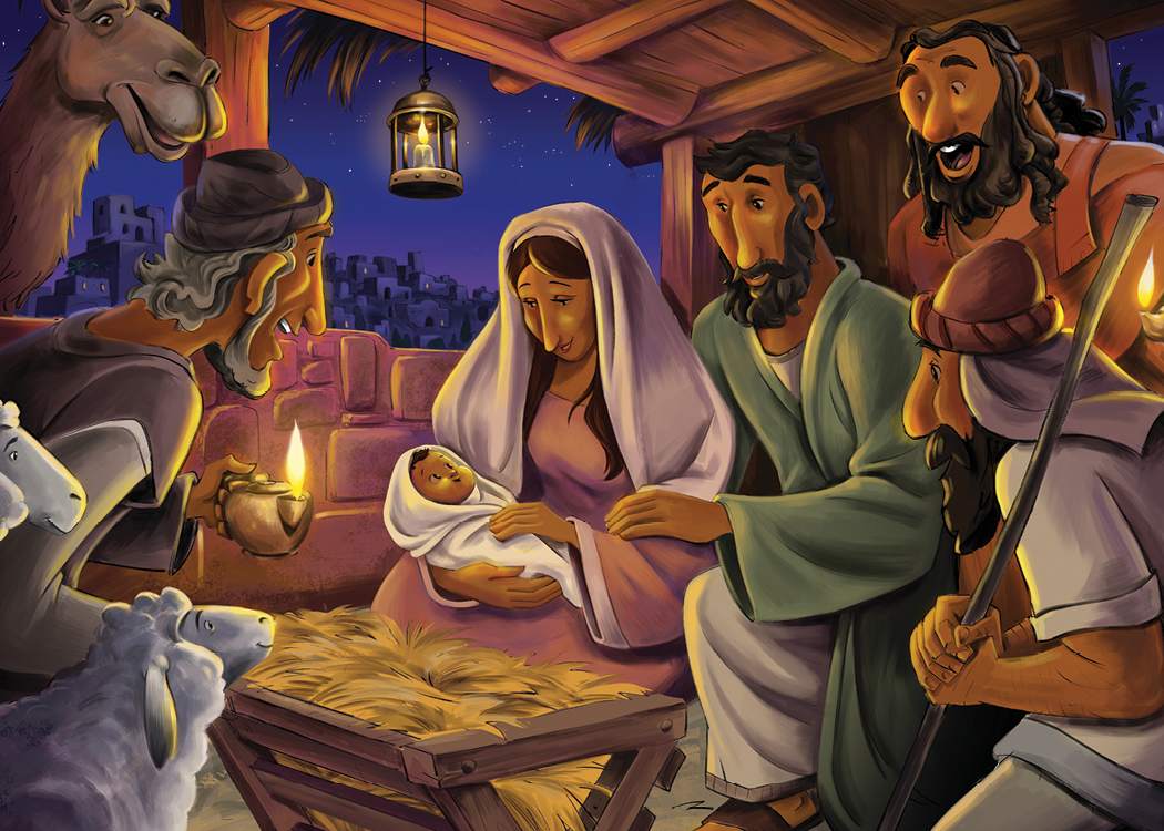 slide 2 of 3 for The Gospel Project for Kids: From Heaven to Earth - Kids Big Picture Cards - Volume 7