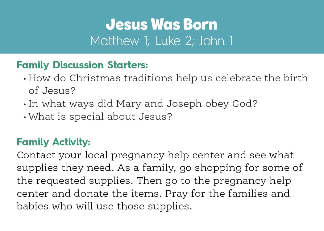 slide 3 of 3 for The Gospel Project for Kids: From Heaven to Earth - Kids Big Picture Cards - Volume 7