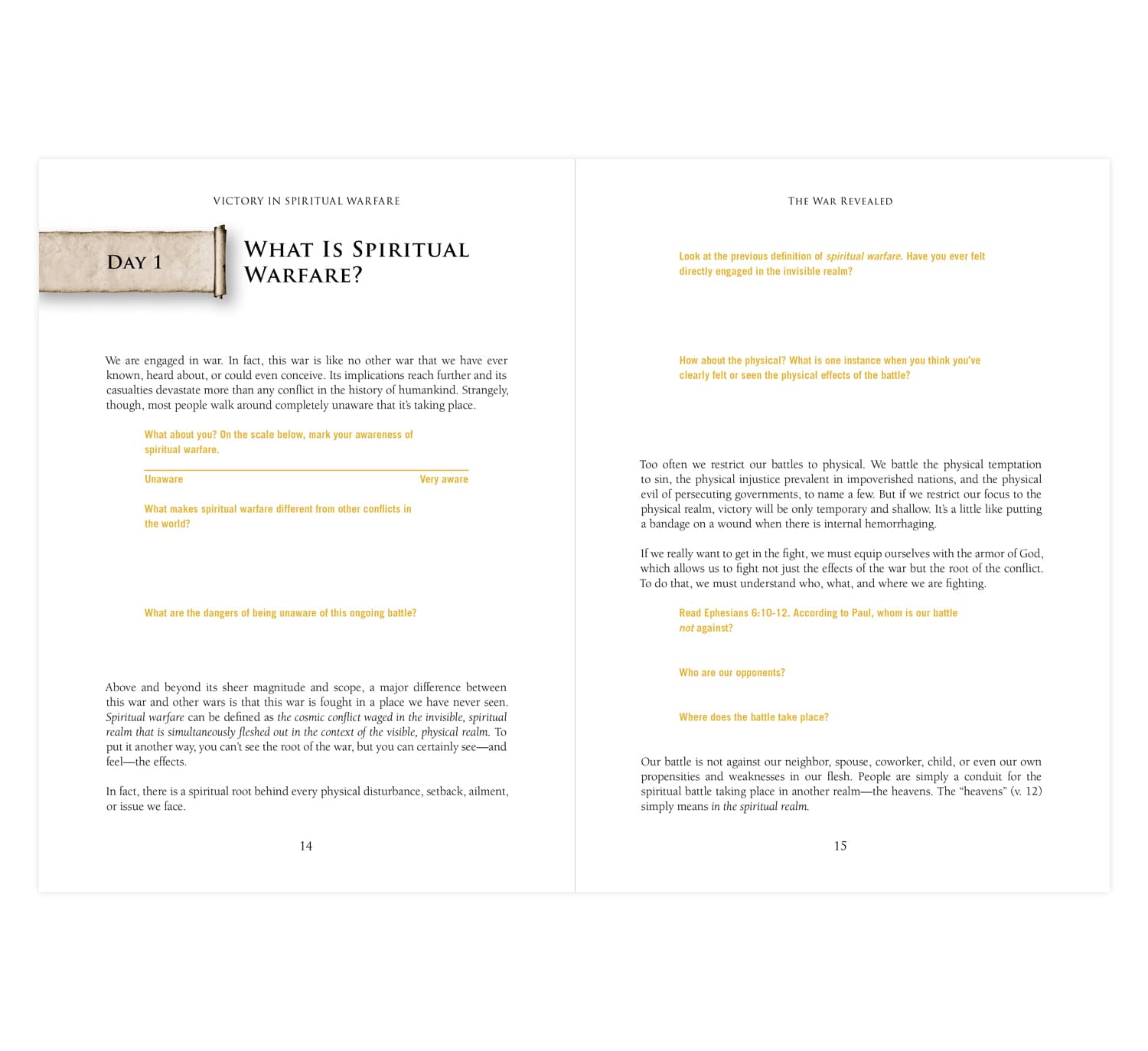slide 4 of 9 for Victory in Spiritual Warfare - Bible Study Book with Video Access