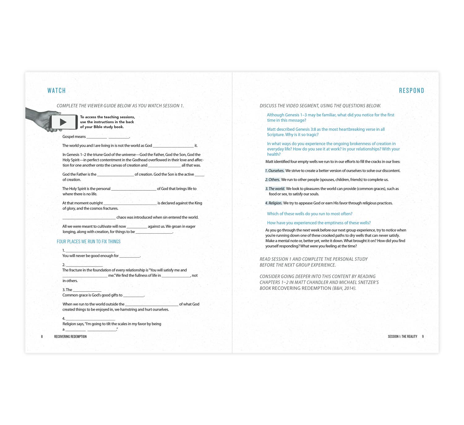 slide 3 of 5 for Recovering Redemption - Bible Study Book with Video Access