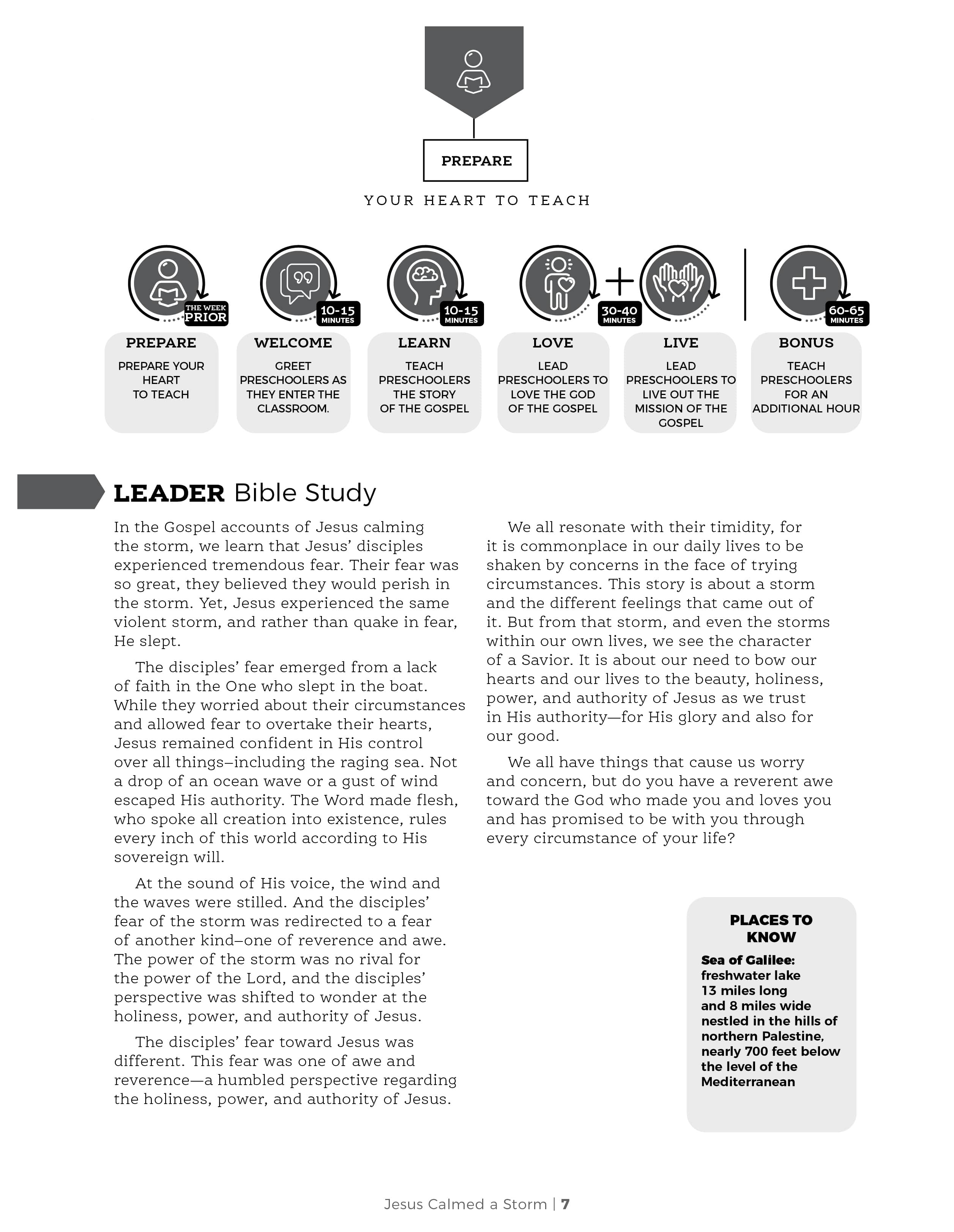 slide 3 of 3 for The Gospel Project for Preschool: Younger Preschool Leader Guide - Volume 8: From Wonder to Rejection