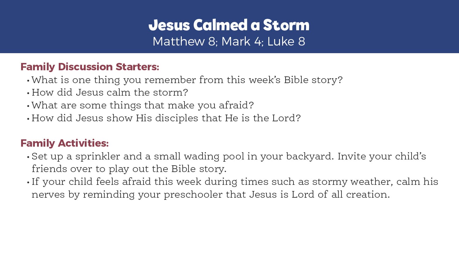 slide 3 of 3 for The Gospel Project for Preschool: Preschool Big Picture Cards - Volume 8: From Wonder to Rejection
