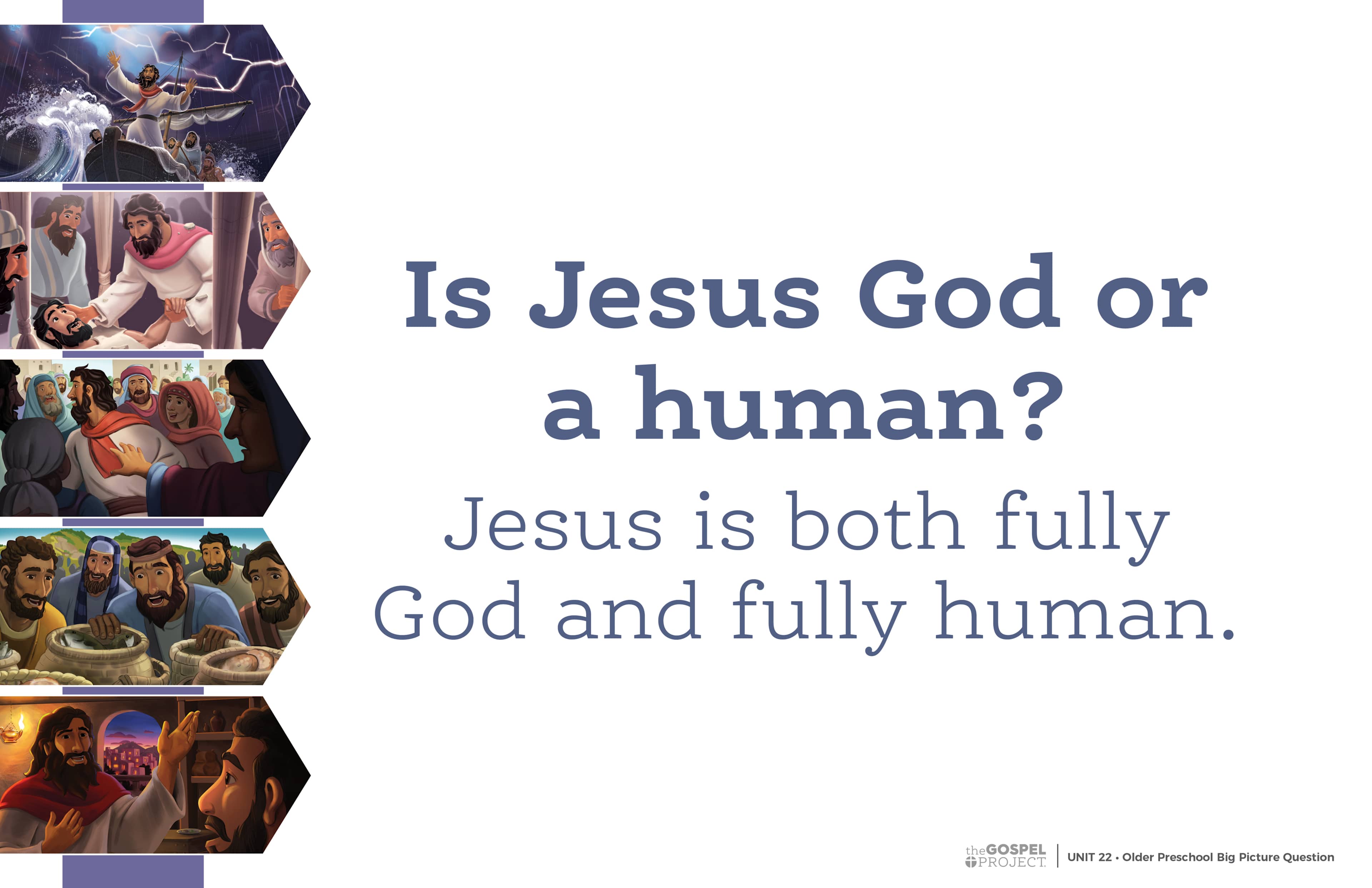 slide 2 of 3 for The Gospel Project for Preschool: Preschool Poster Pack - Volume 8: From Wonder to Rejection
