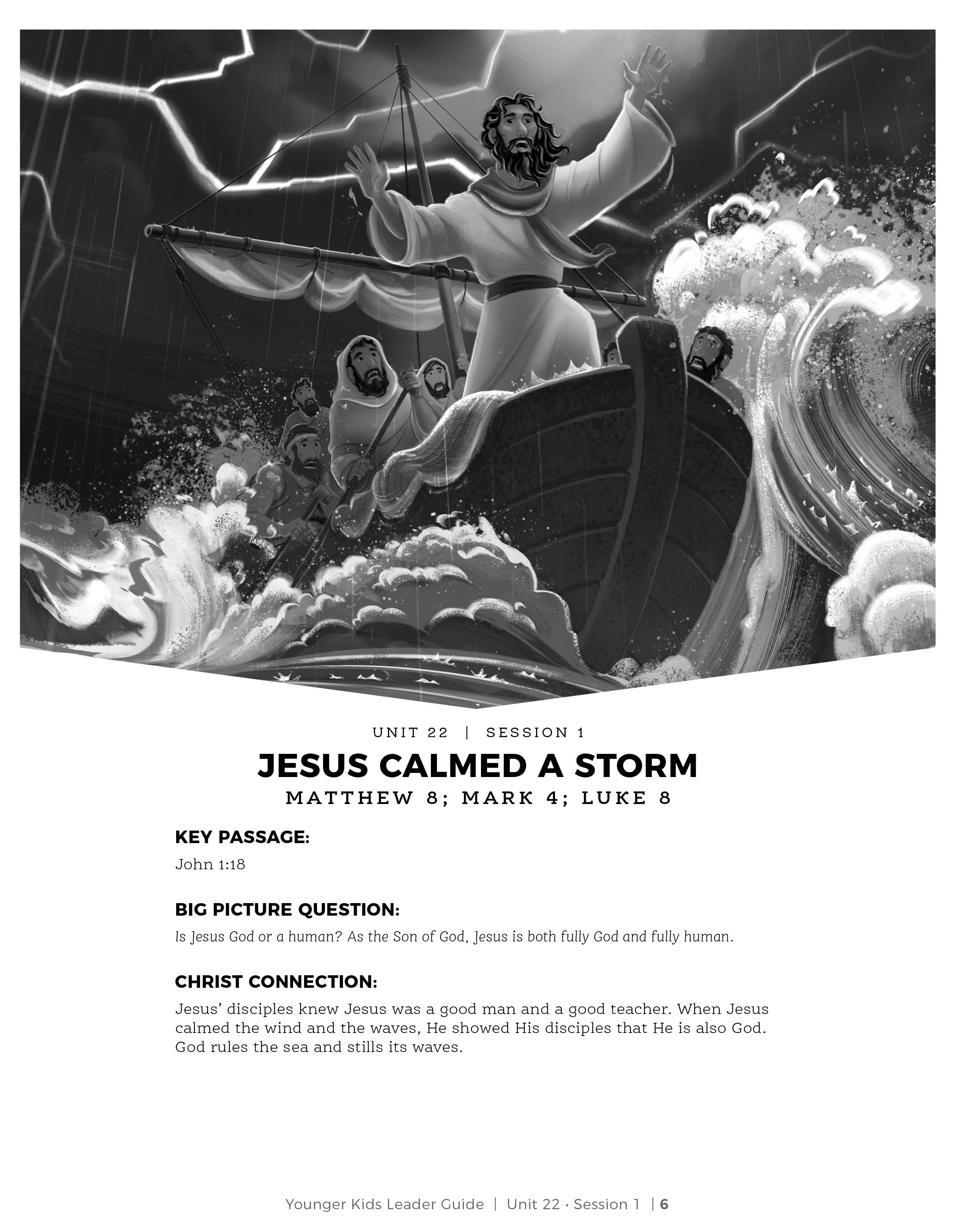 slide 2 of 3 for The Gospel Project for Kids: Younger Kids Leader Guide - Volume 8: From Wonder to Rejection
