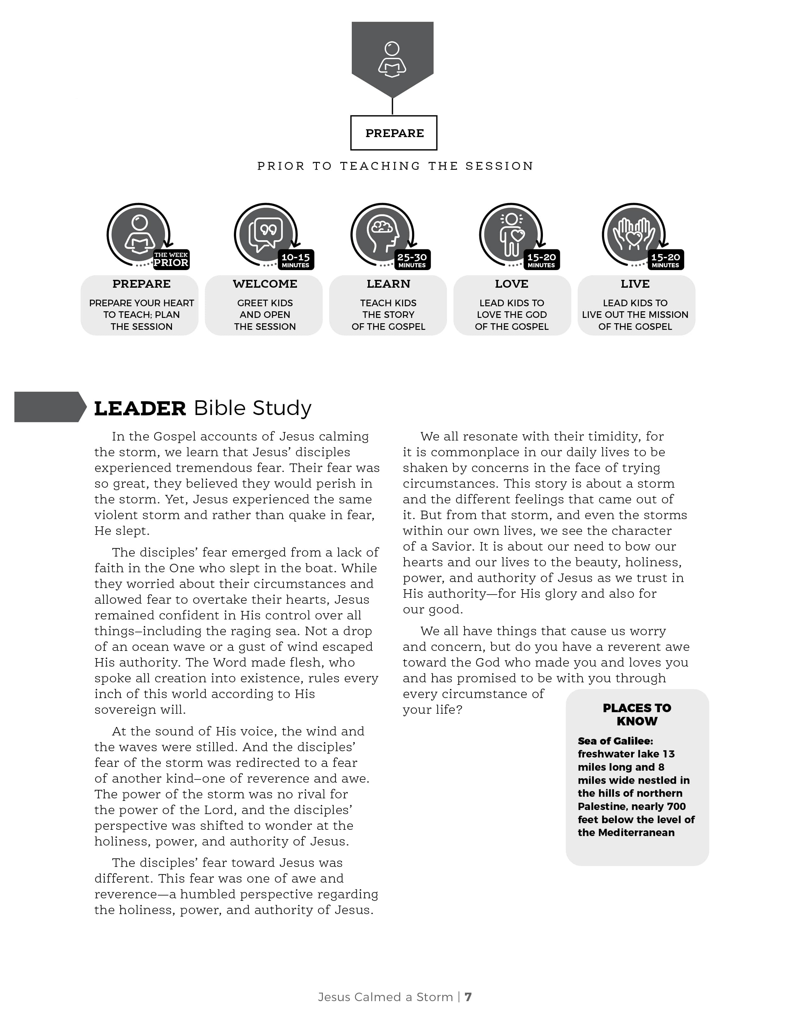 slide 3 of 3 for The Gospel Project for Kids: Younger Kids Leader Guide - Volume 8: From Wonder to Rejection