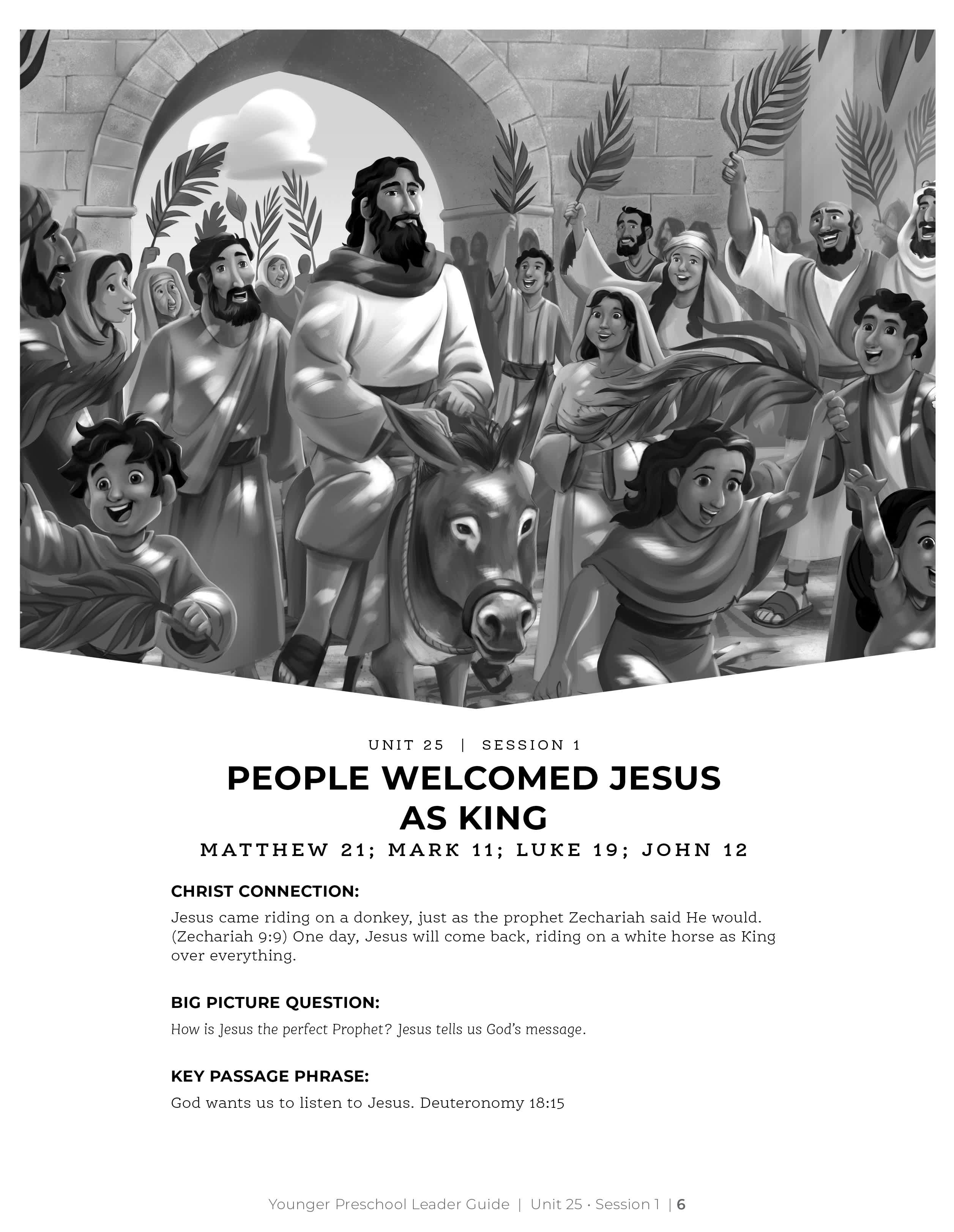 slide 2 of 3 for The Gospel Project for Preschool: Younger Preschool Leader Guide - Volume 9: From Death to Resurrection