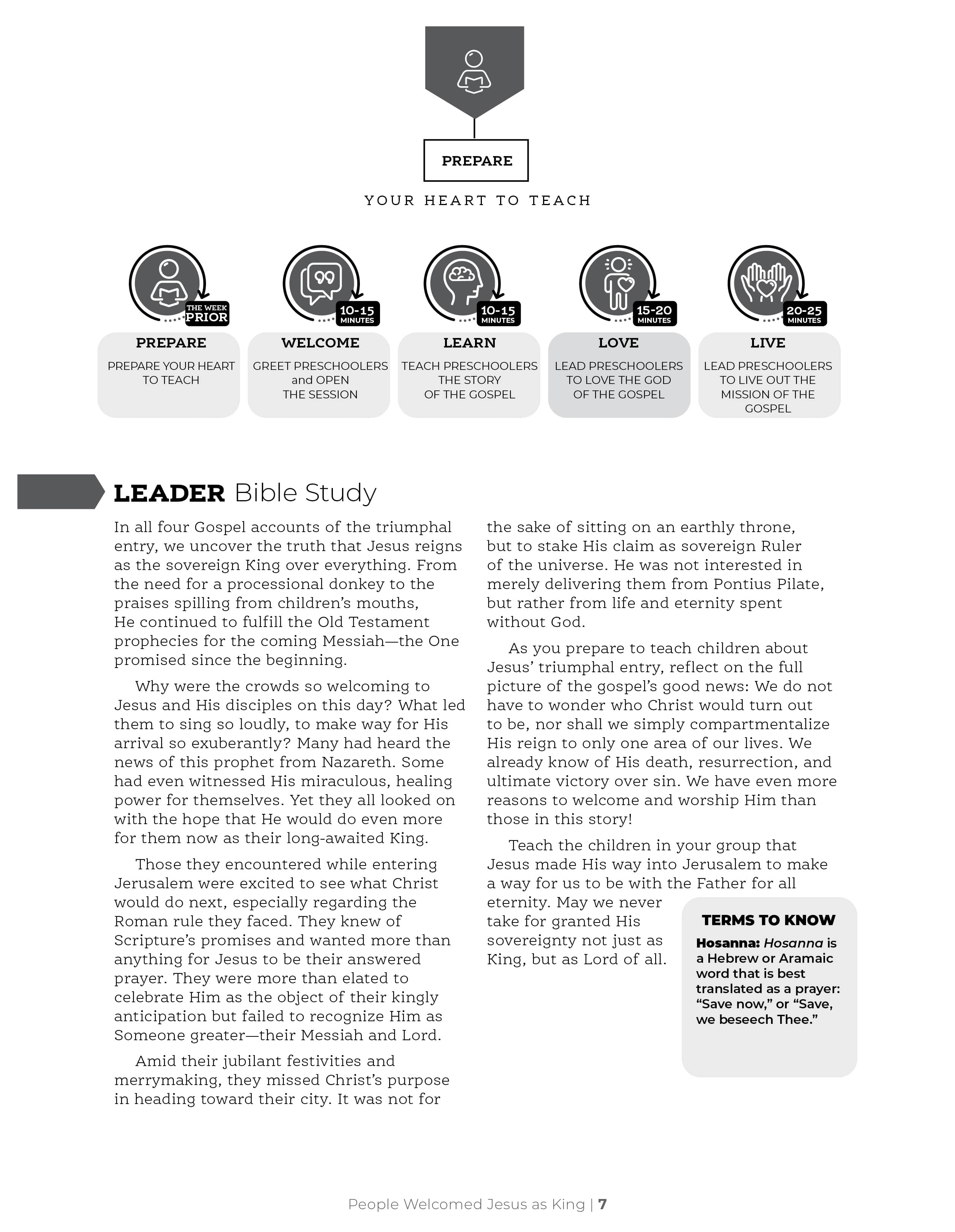 slide 3 of 3 for The Gospel Project for Preschool: Older Preschool Leader Guide - Volume 9: From Death to Resurrection