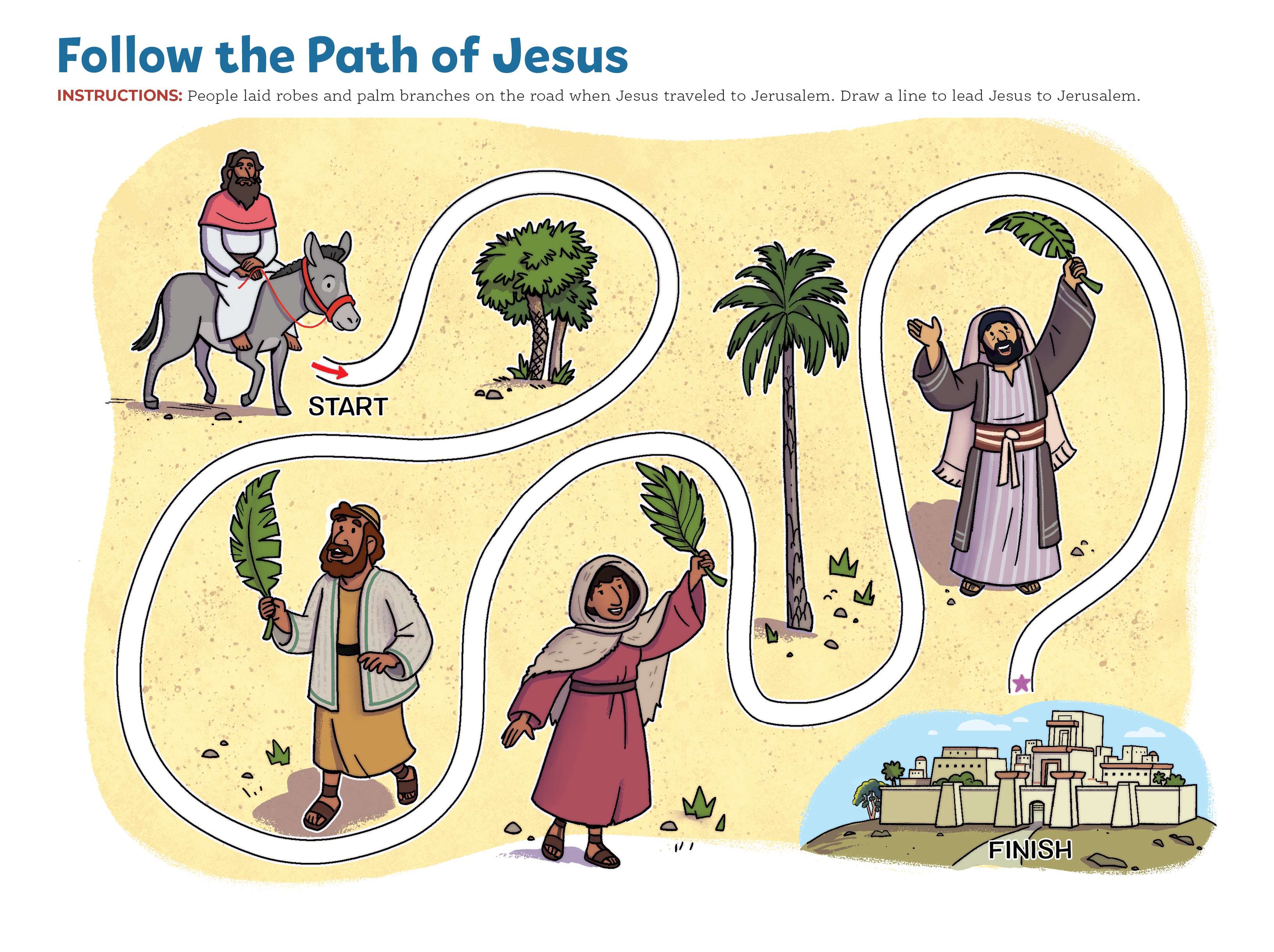 slide 2 of 3 for The Gospel Project for Preschool: Younger Preschool Activity Pages - Volume 9: From Death to Resurrection