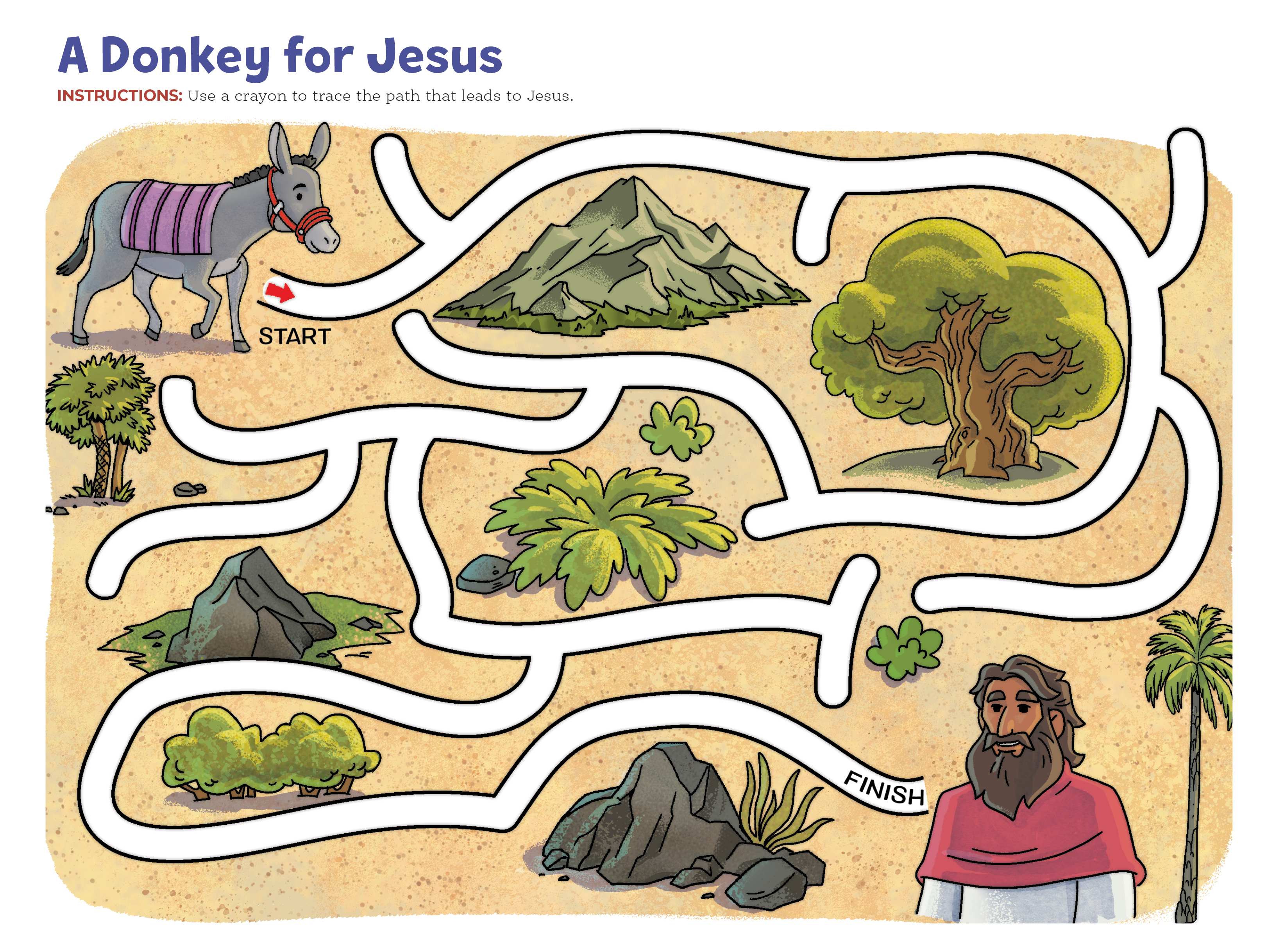 slide 2 of 3 for The Gospel Project for Preschool: Older Preschool Activity Pages - Volume 9: From Death to Resurrection