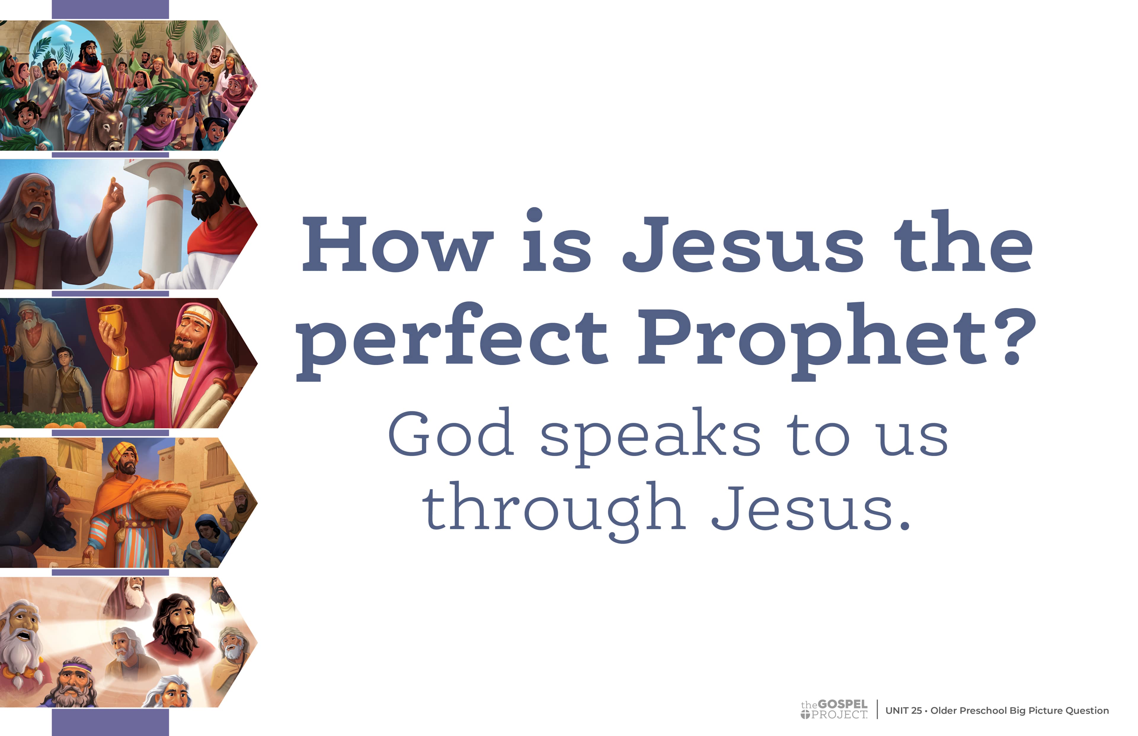 slide 2 of 3 for The Gospel Project for Preschool: Preschool Poster Pack - Volume 9: From Death to Resurrection