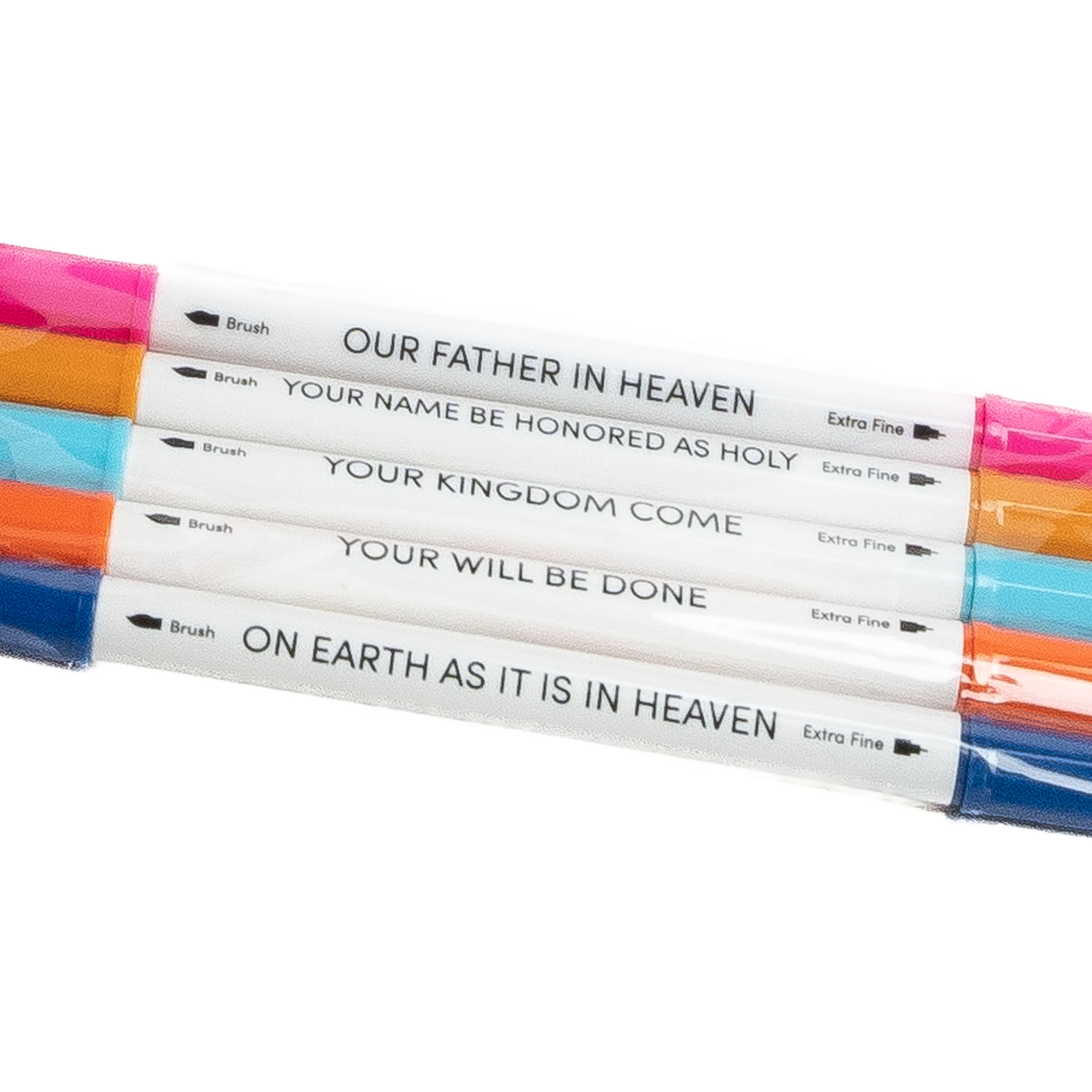 slide 3 of 3 for Lord's Prayer - Dual Tip Pens