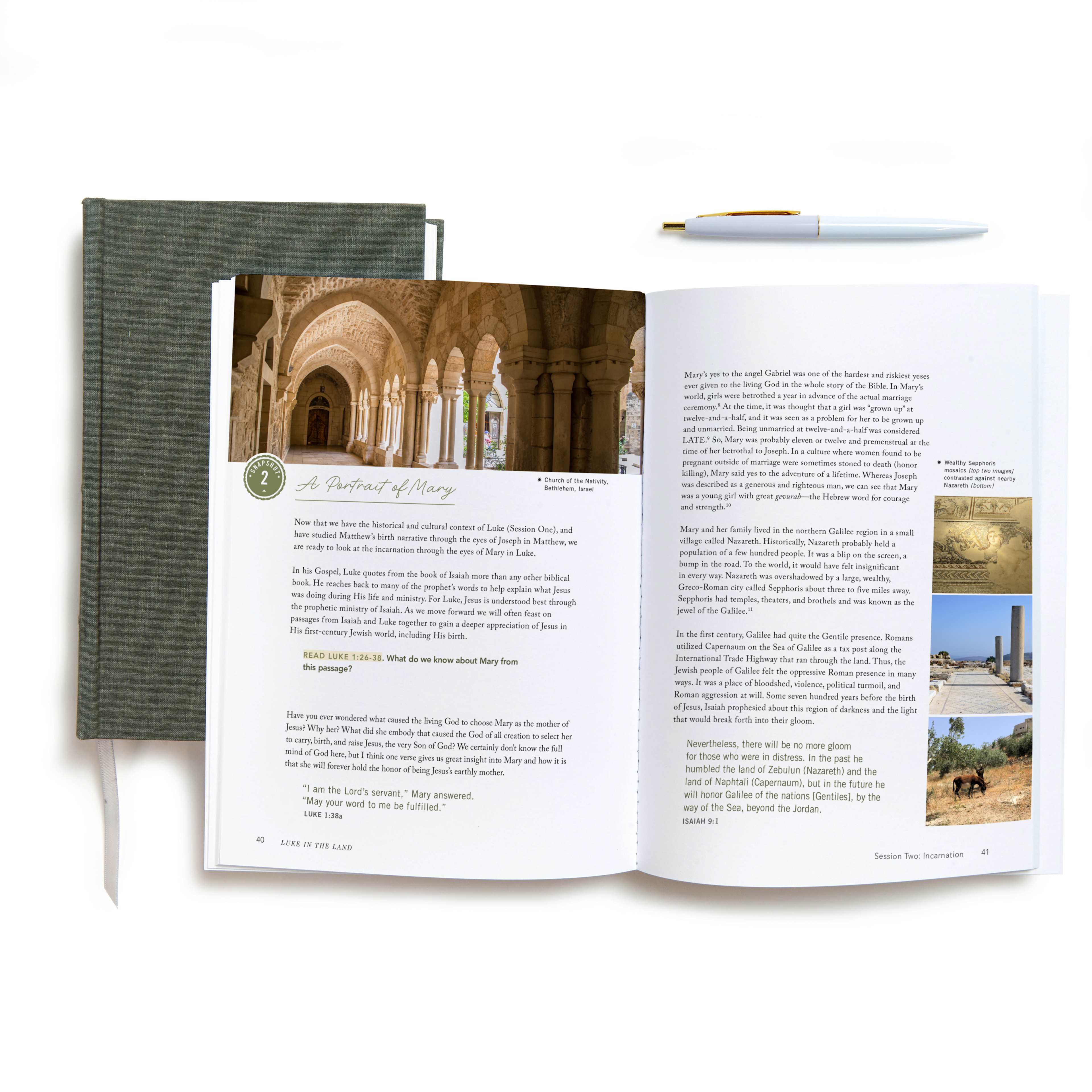 slide 3 of 4 for Luke in the Land - Bible Study Book with Video Access