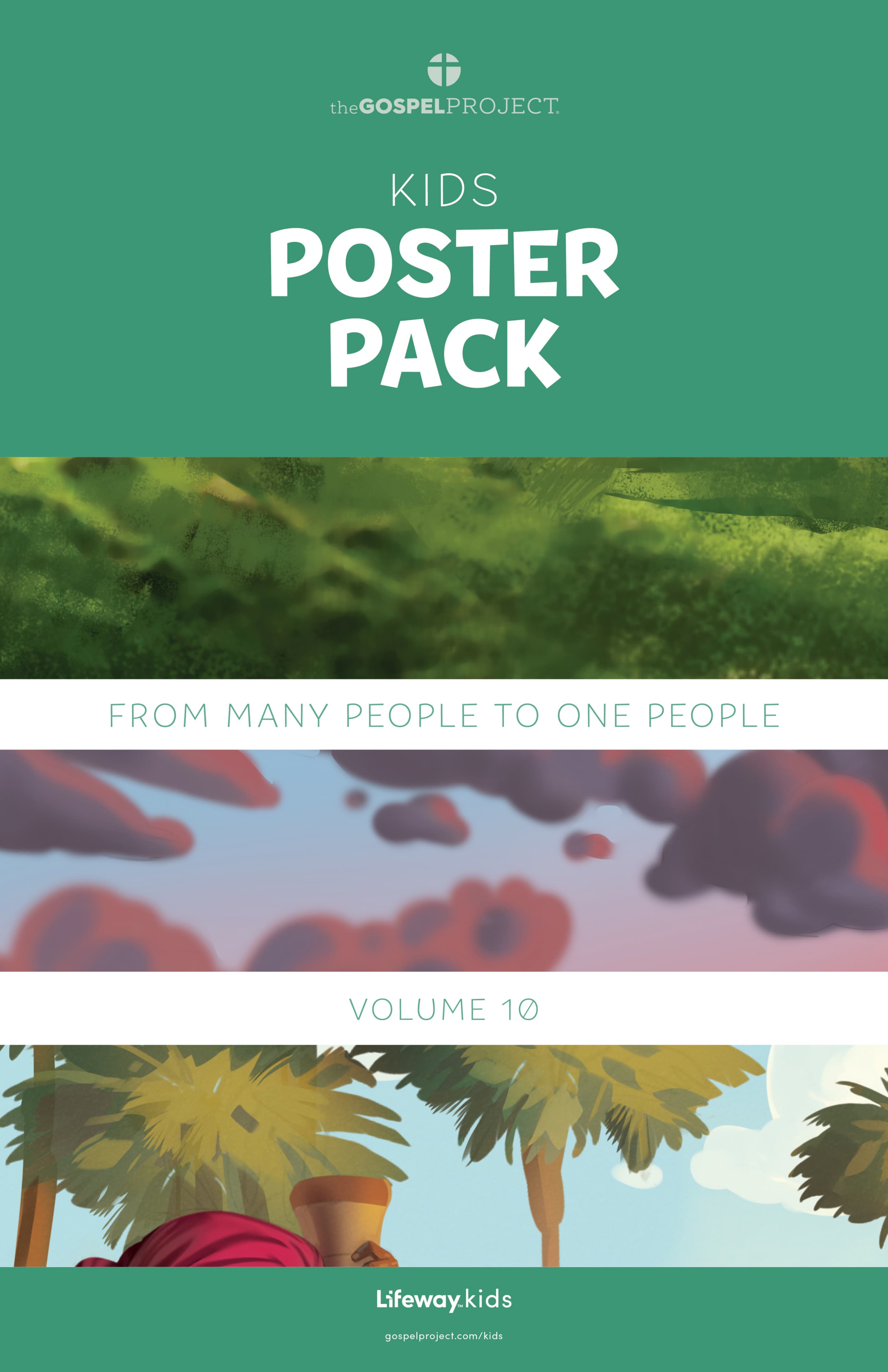 slide 2 of 4 for The Gospel Project for Kids: Kids Poster Pack - Volume 10: From Many People to One People