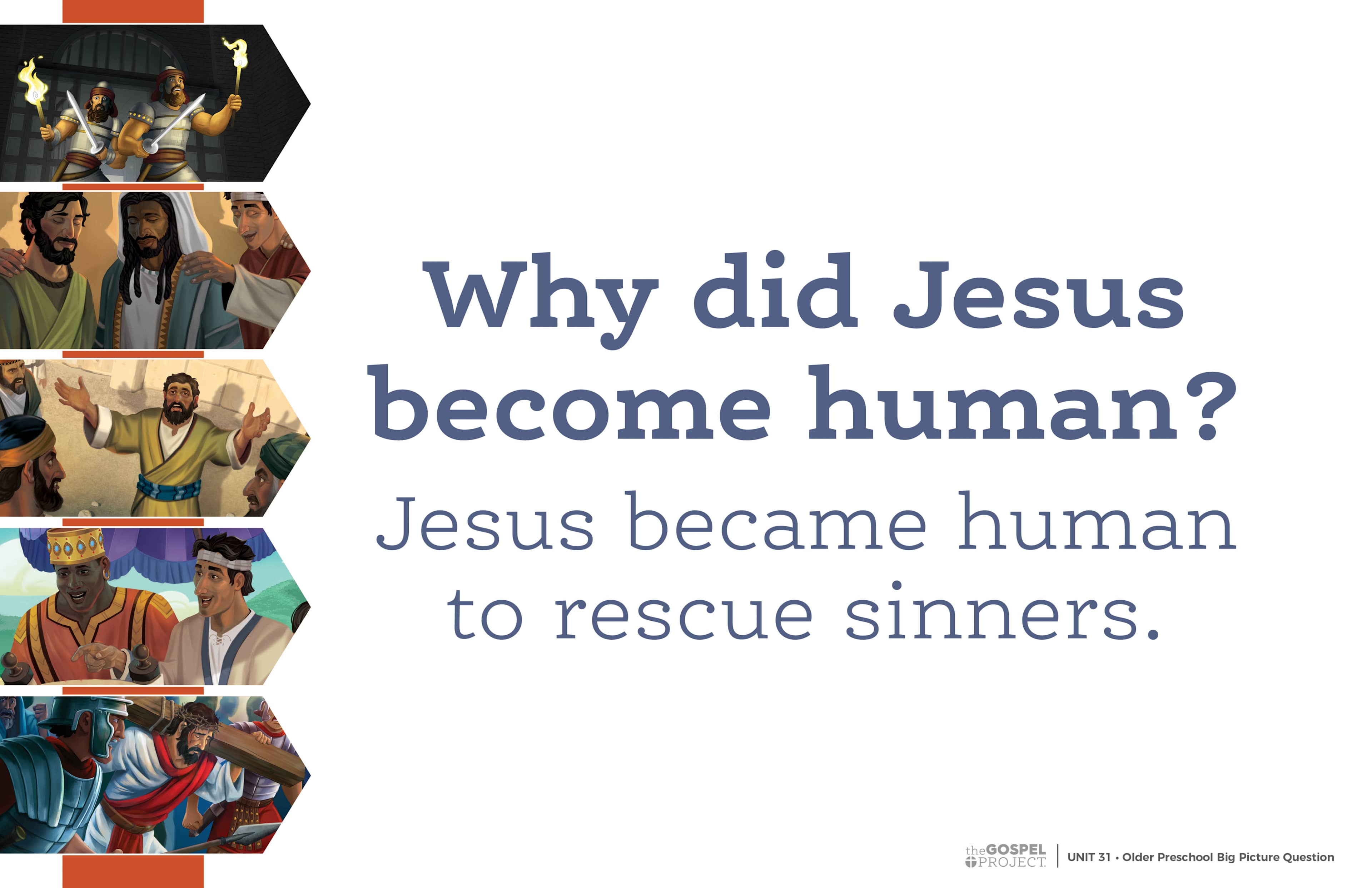 slide 2 of 3 for The Gospel Project for Preschool: Preschool Poster Pack - Volume 11: From One Nation to All Nations