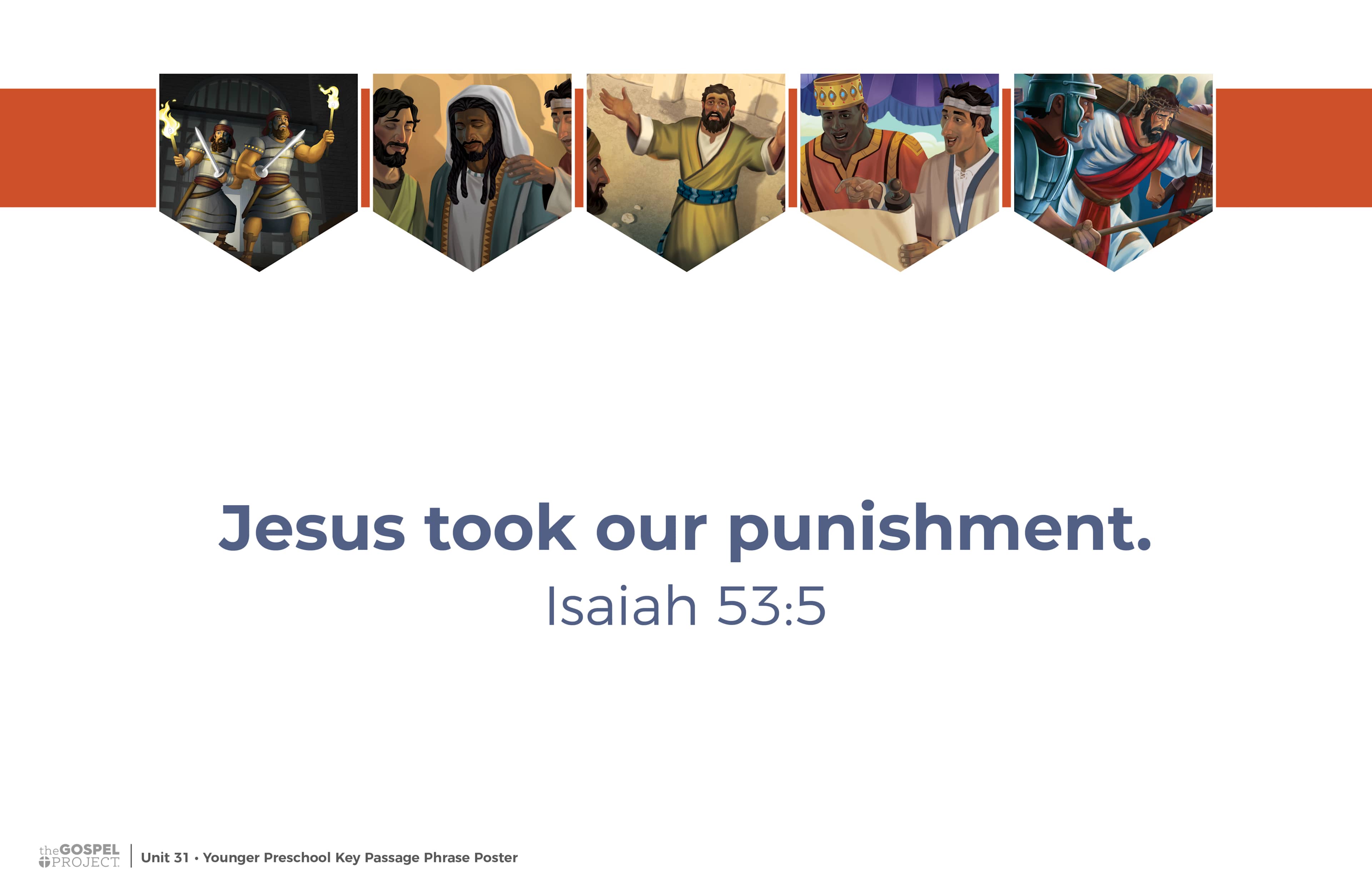 slide 3 of 3 for The Gospel Project for Preschool: Preschool Poster Pack - Volume 11: From One Nation to All Nations