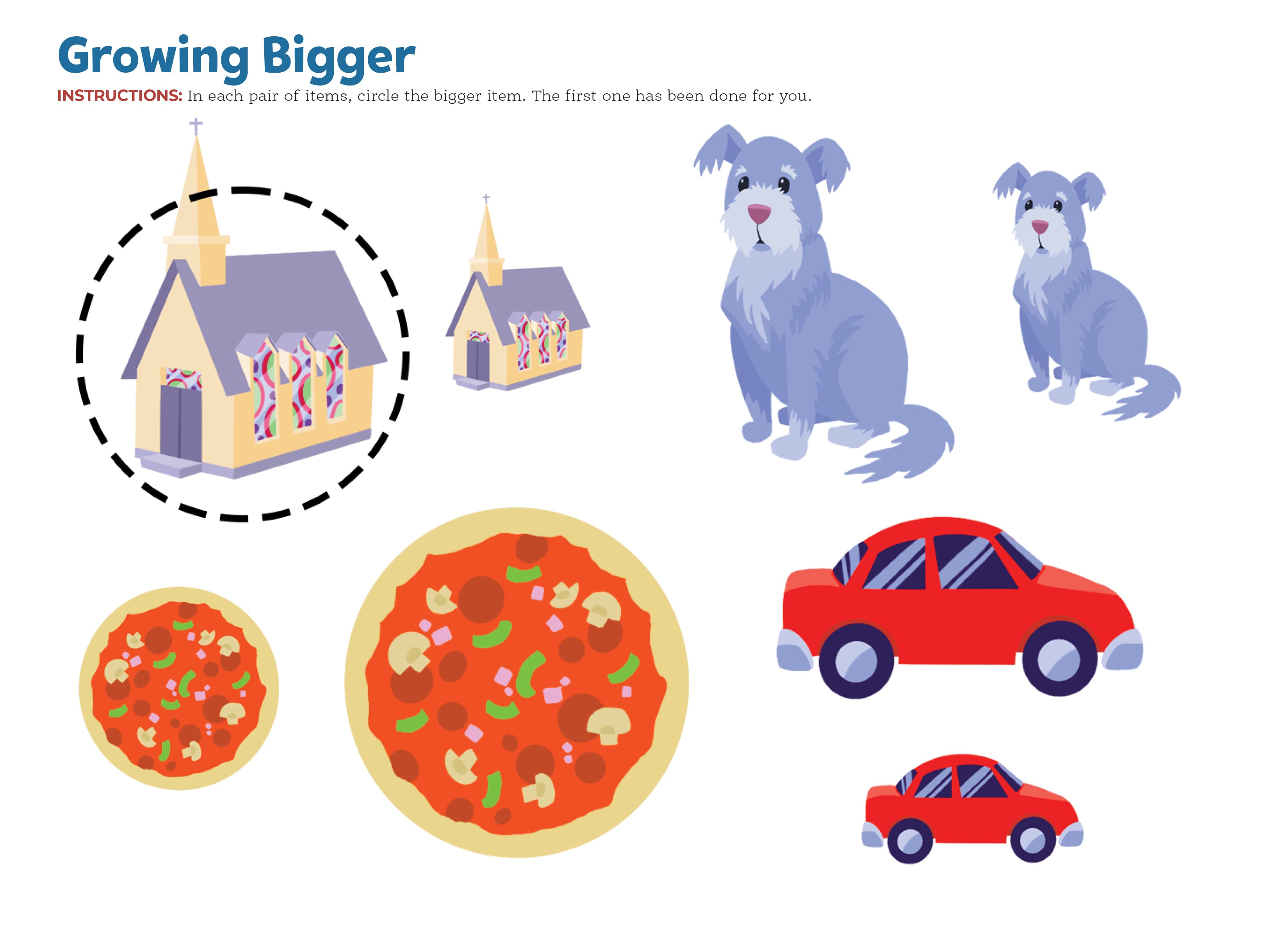 slide 2 of 3 for The Gospel Project for Preschool: Younger Preschool Activity Pages - Volume 12: From This World to the World to Come