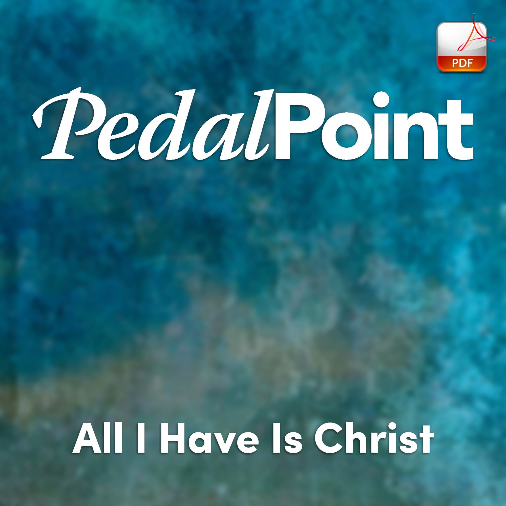 All I Have Is Christ - Downloadable Keyboard Arrangement