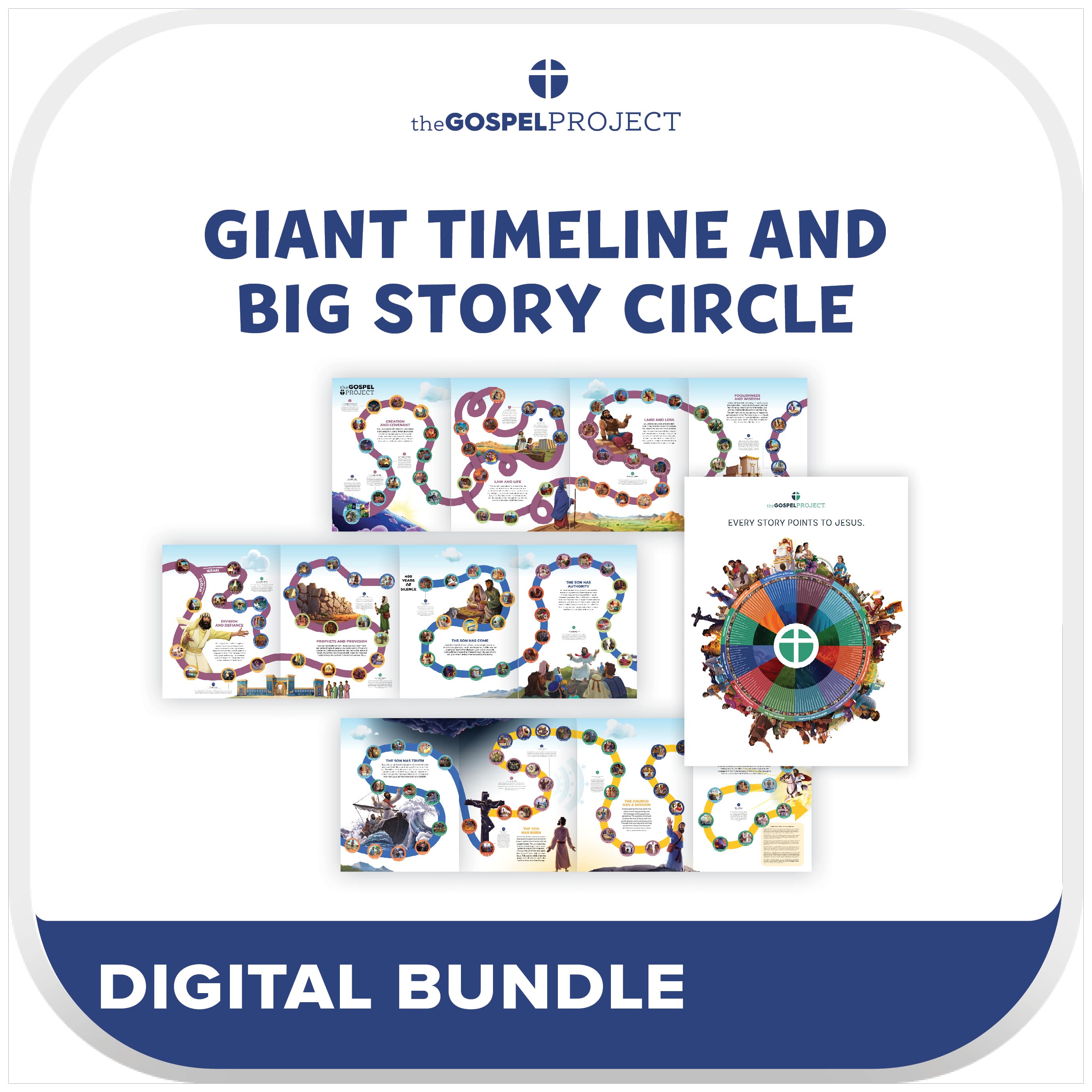 The Gospel Project for Kids Giant Timeline and Big Story Circle