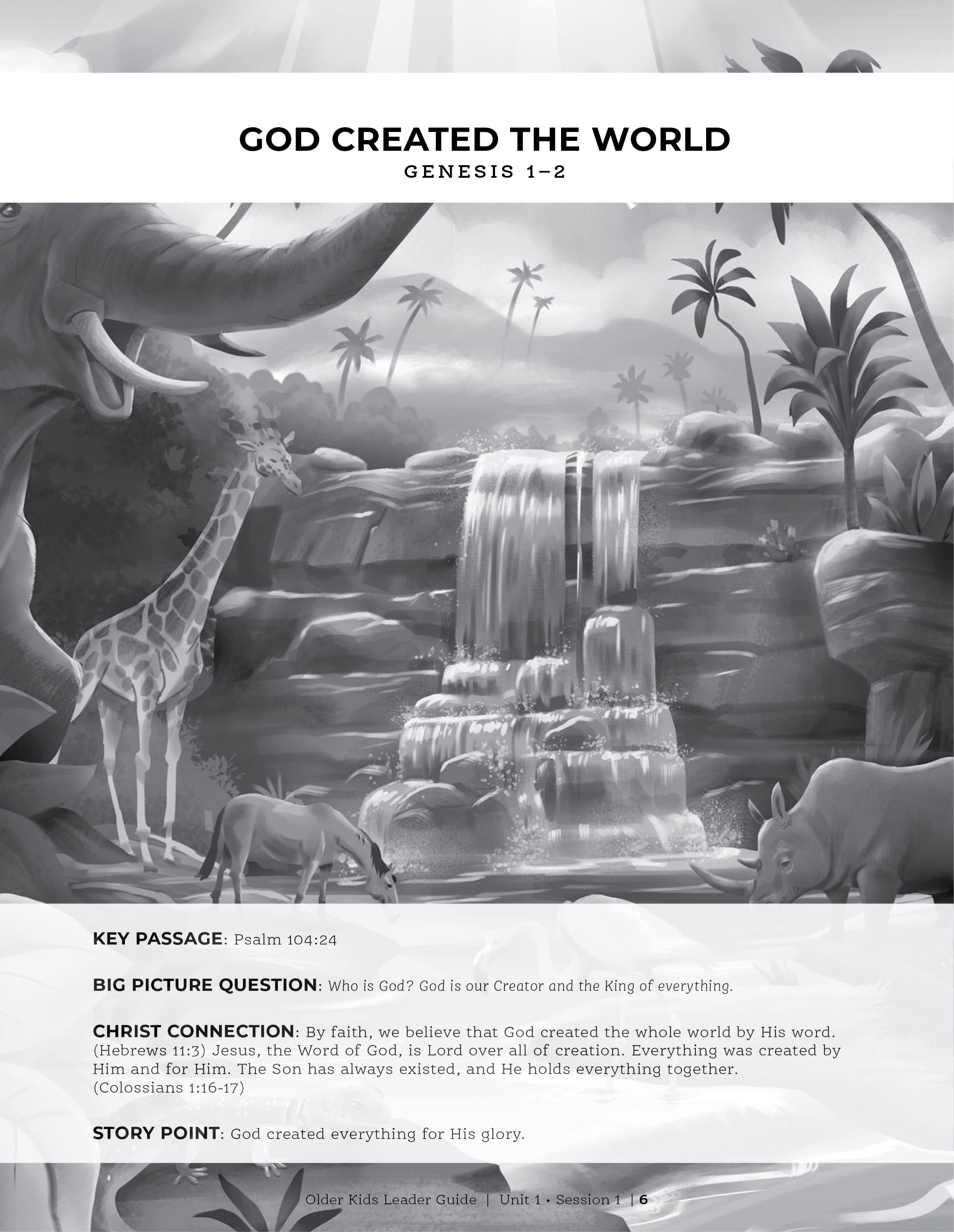 slide 2 of 3 for The Gospel Project for Kids: Older Kids Leader Guide - Volume 1: Creation and Covenant