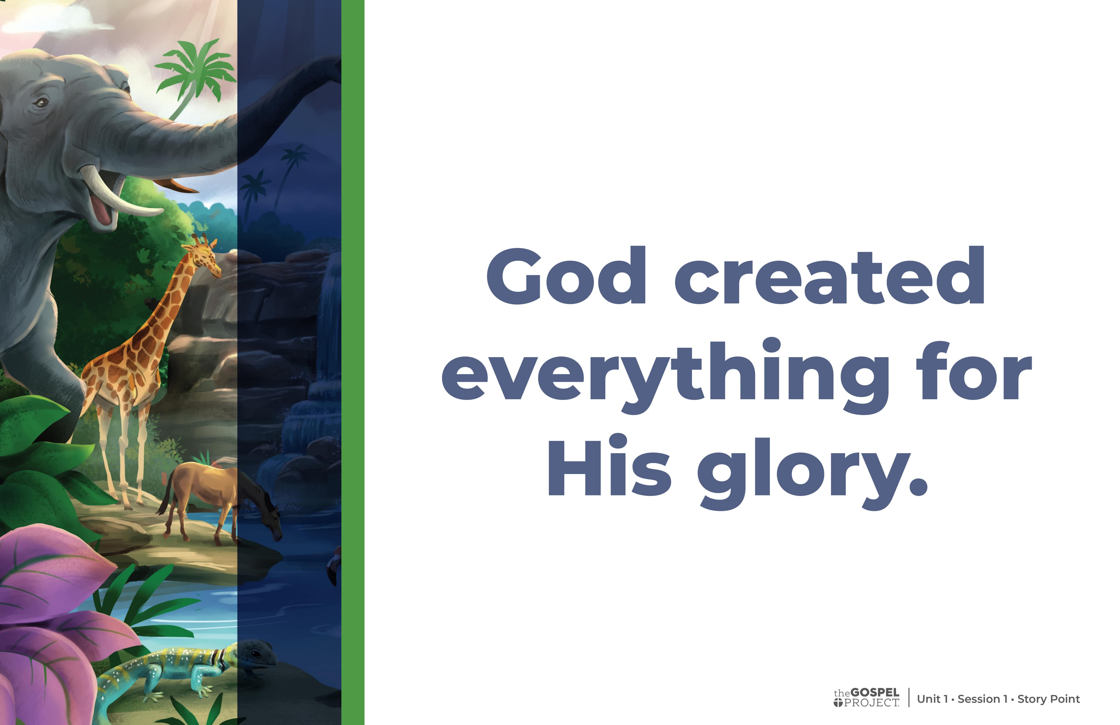 slide 3 of 3 for The Gospel Project for Kids: Kids Poster Pack - Volume 1: Creation and Covenant
