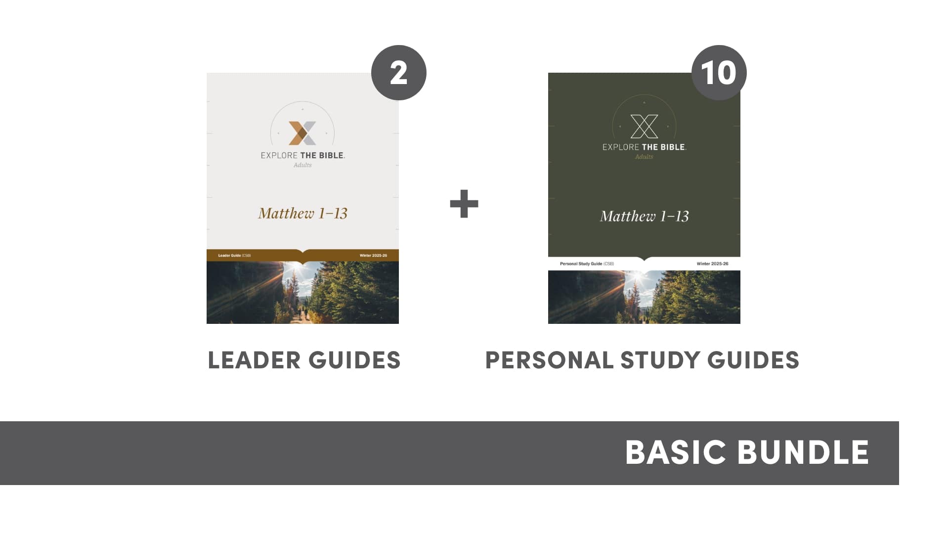 Explore the Bible: Adult Basic Bundle - CSB - Winter 2026