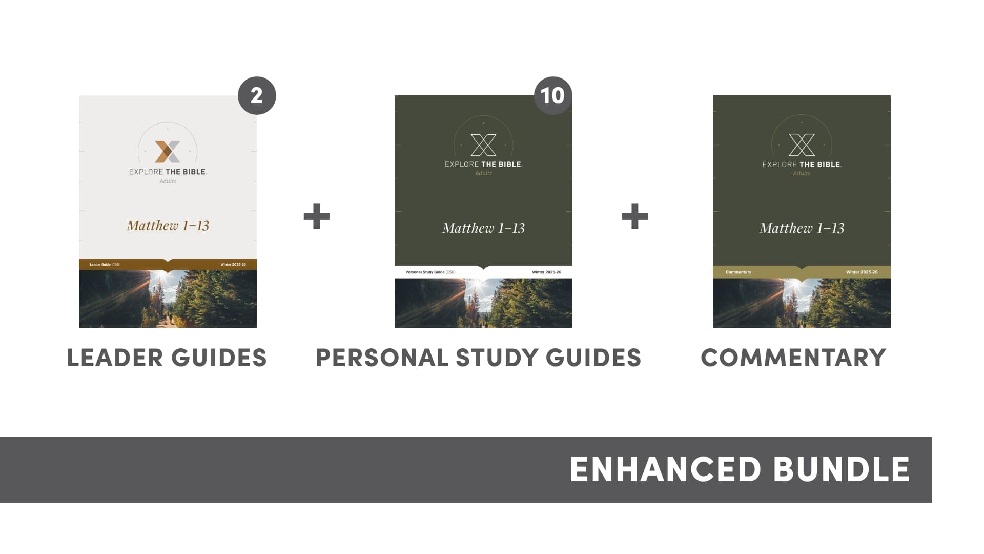 Explore the Bible: Adult Enhanced Bundle - CSB - Winter 2026