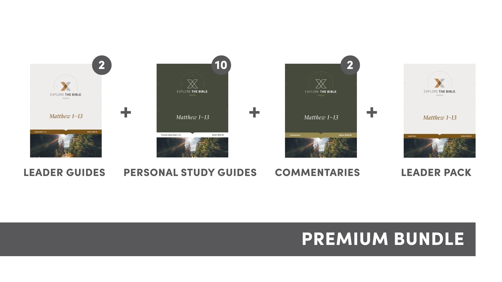 Explore the Bible: Adult Premium Bundle - CSB - Winter 2026