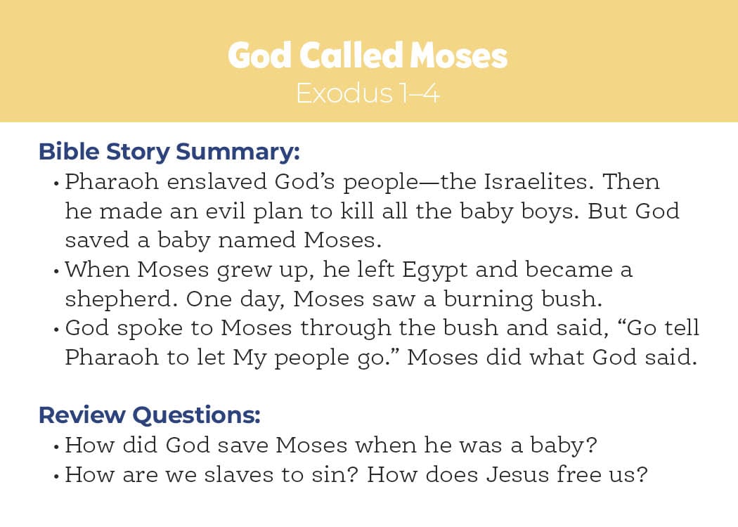 slide 3 of 3 for The Gospel Project for Kids: Kids Big Picture Cards - Volume 2: Law and Life