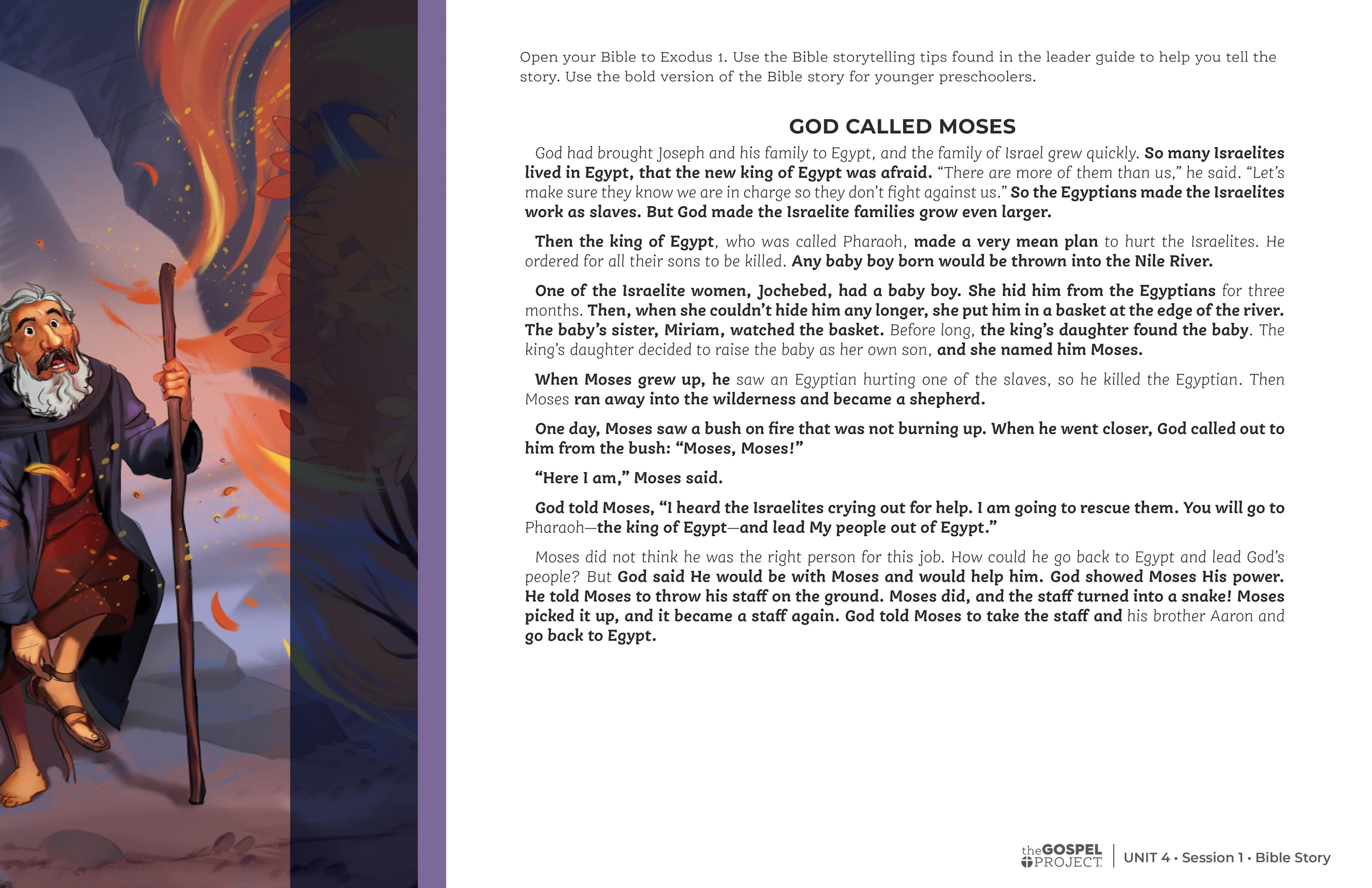 slide 3 of 3 for The Gospel Project for Preschool: Preschool Poster Pack - Volume 2: Law and Life