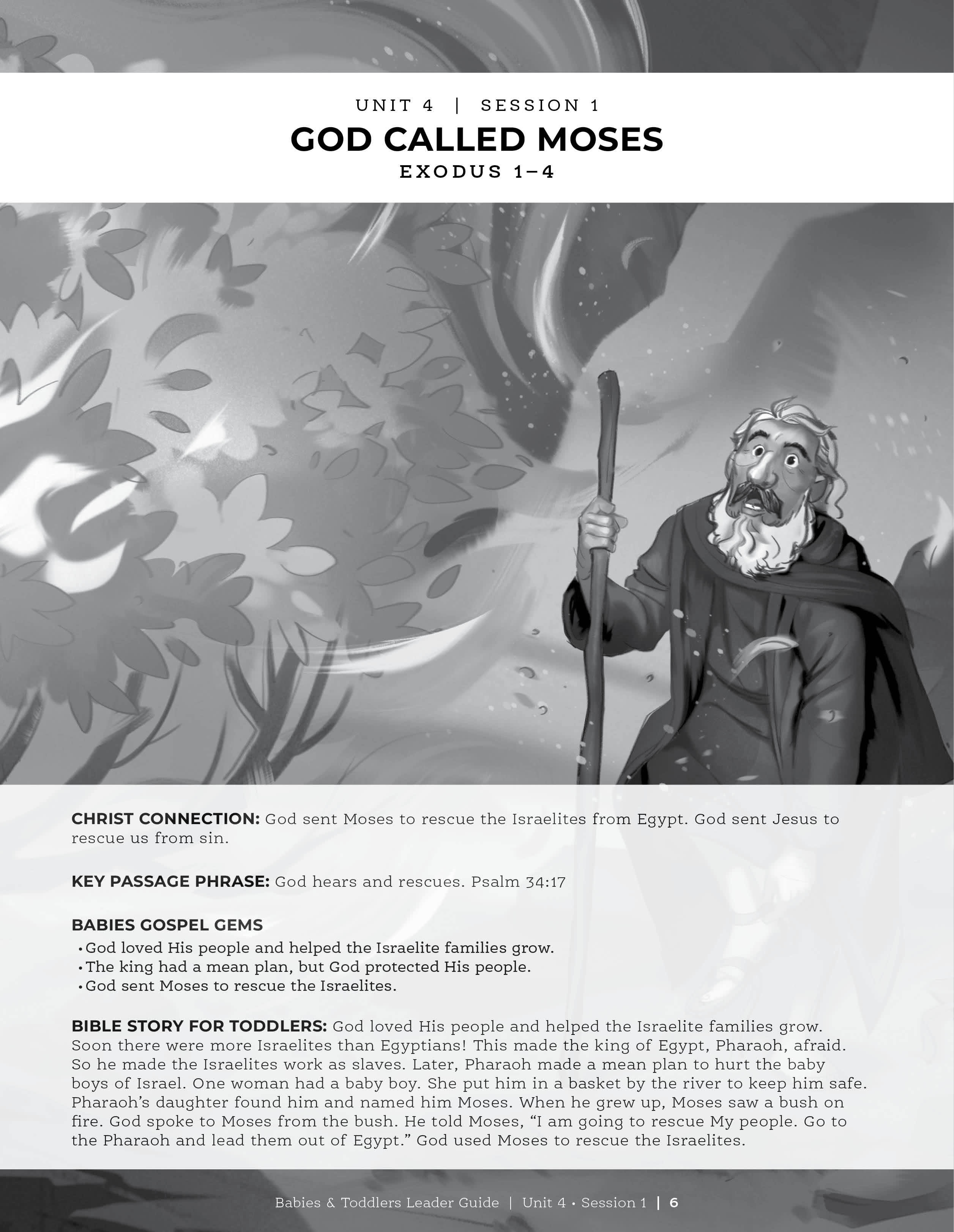 slide 2 of 3 for The Gospel Project for Preschool: Babies & Toddlers Leader Guide - Volume 2: Law and Life