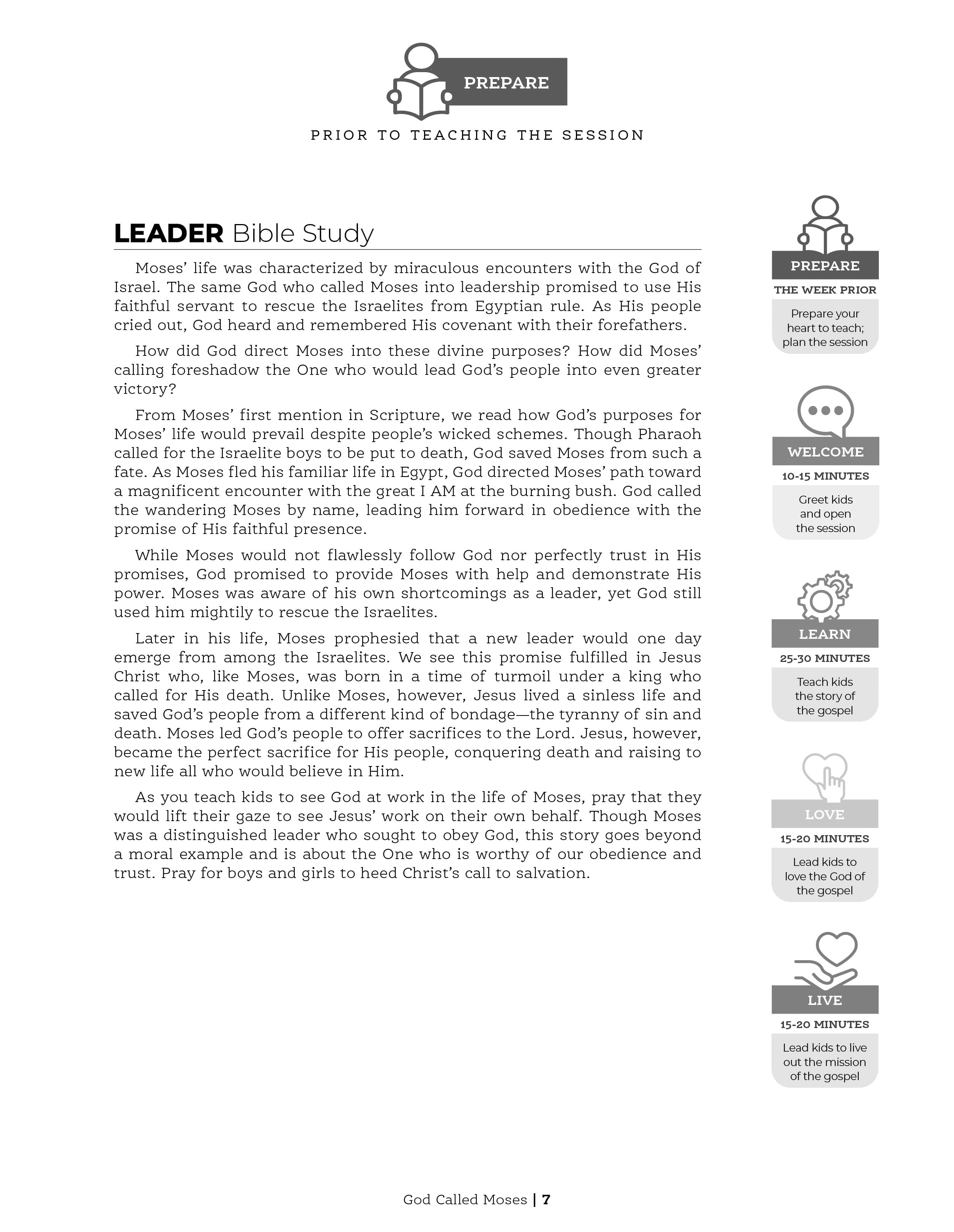 slide 3 of 3 for The Gospel Project for Kids: Older Kids Leader Guide - Volume 2: Law and Life
