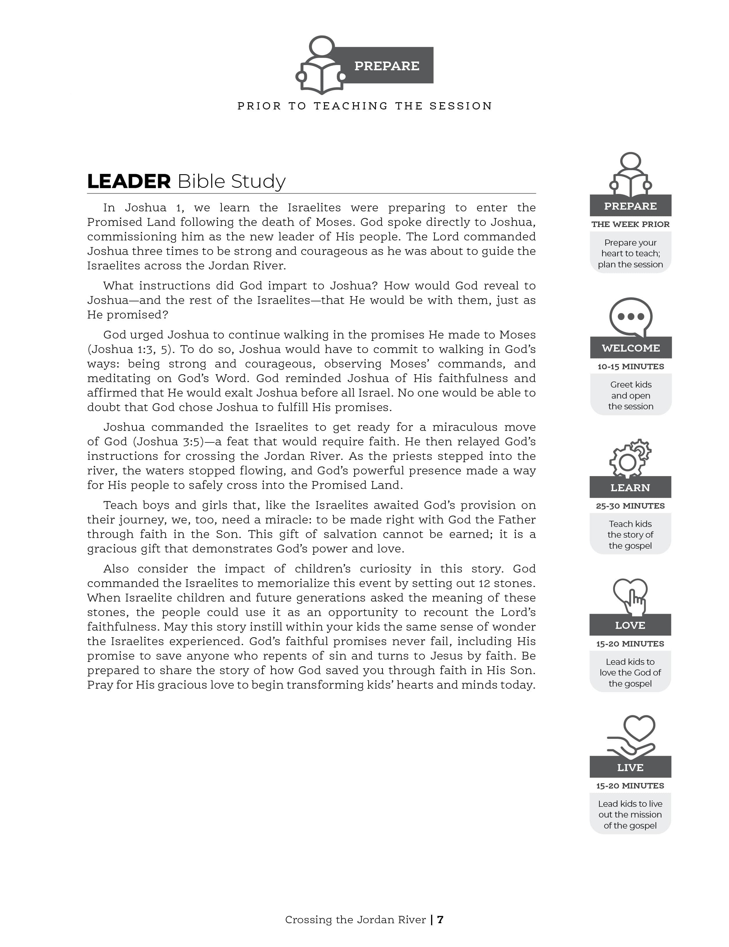 slide 3 of 3 for The Gospel Project for Kids: Older Kids Leader Guide - Volume 3: Land and Loss