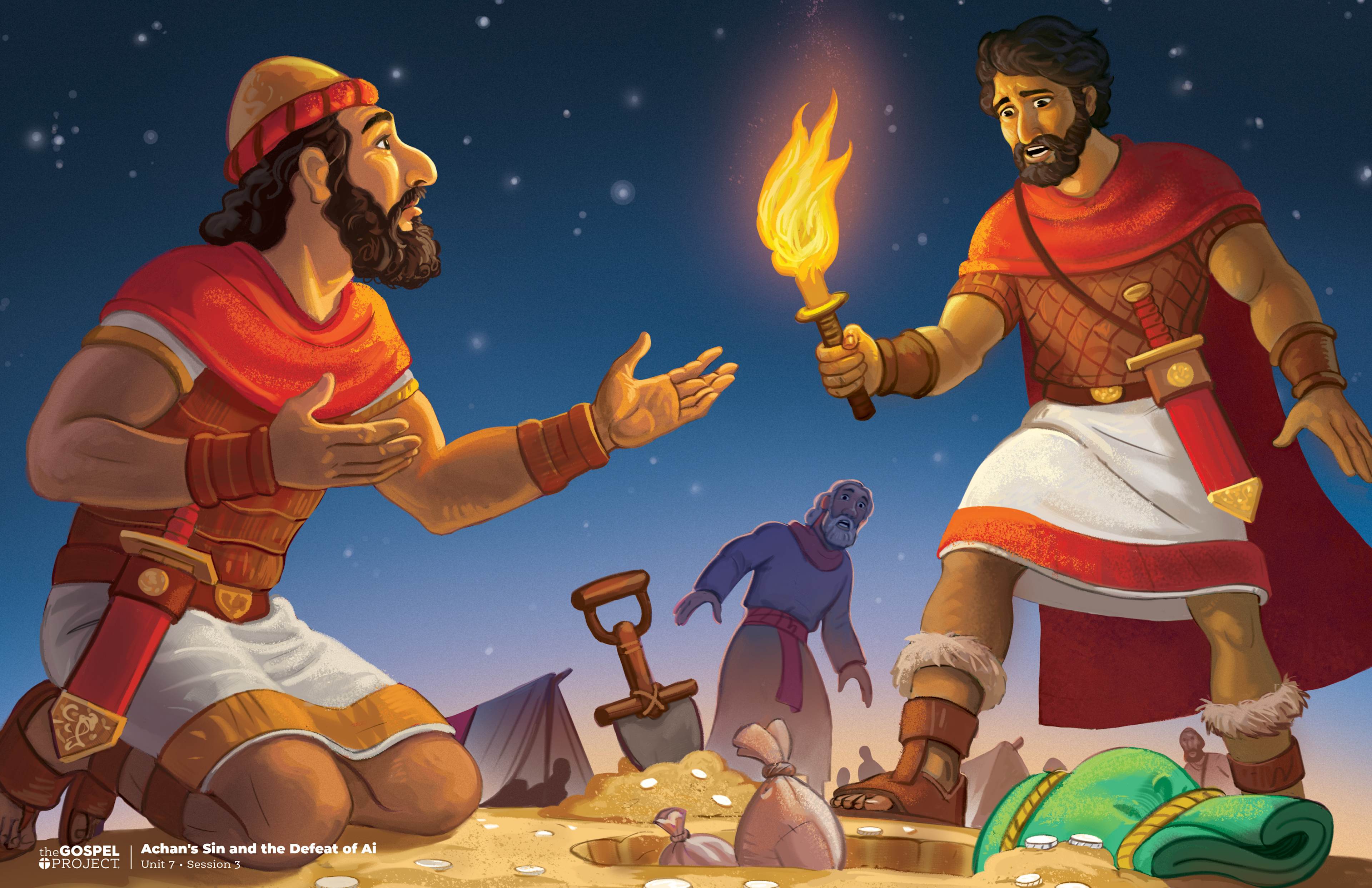 slide 3 of 3 for The Gospel Project for Kids: Kids Poster Pack - Volume 3: Land and Loss