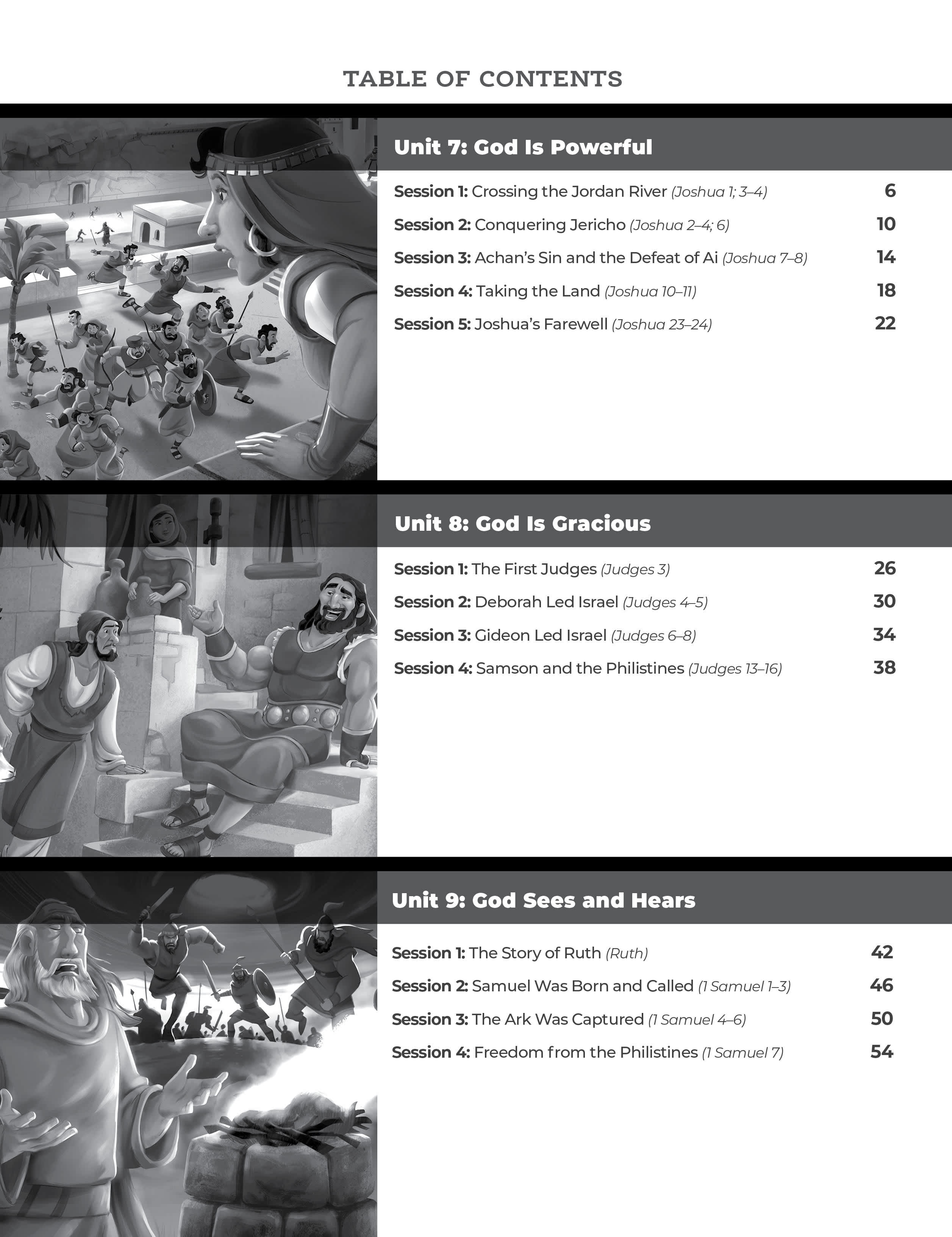 slide 2 of 3 for The Gospel Project for Preschool: Babies & Toddlers Leader Guide - Volume 3: Land and Loss