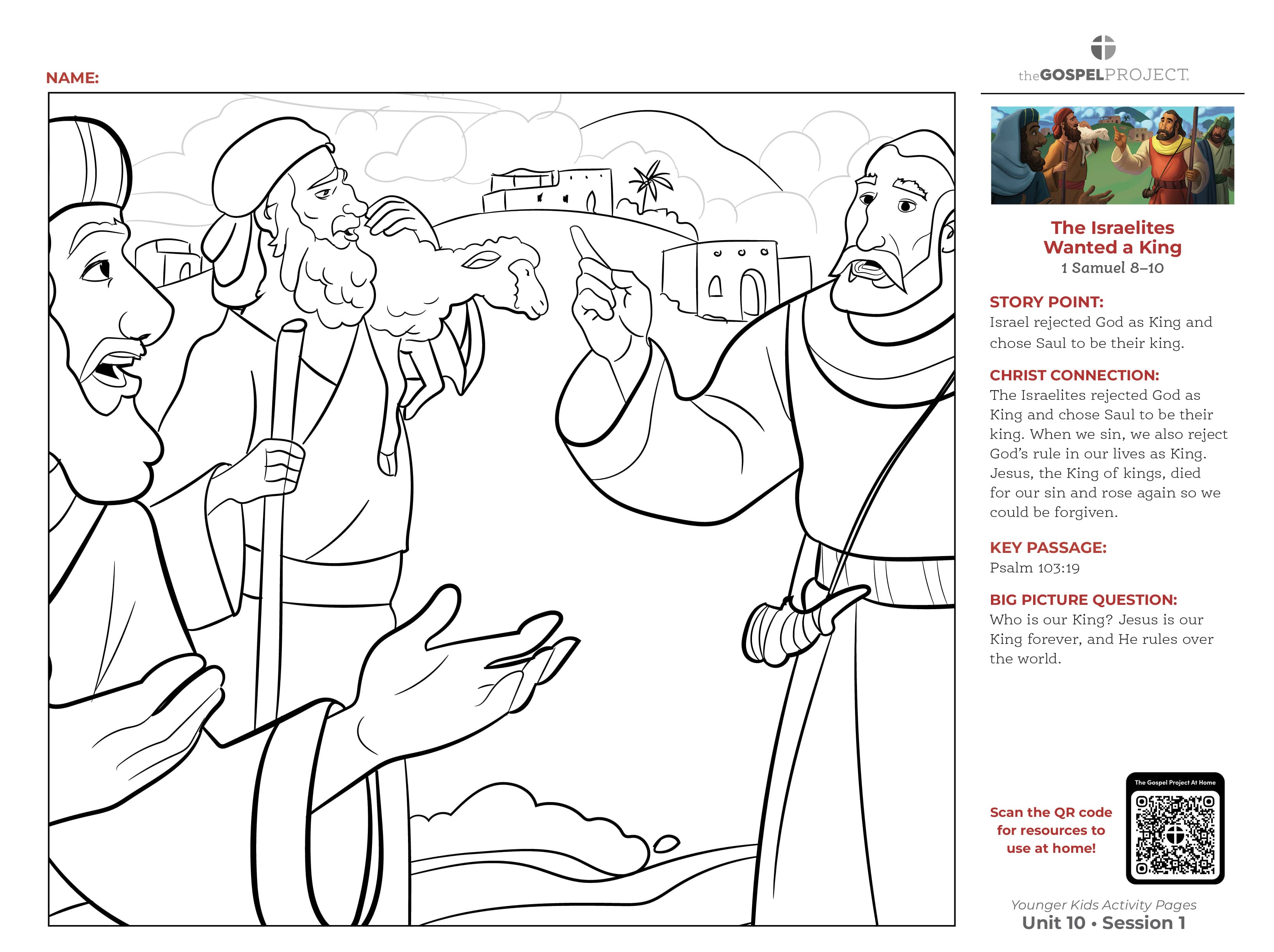 slide 3 of 3 for The Gospel Project for Kids: Younger Kids Activity Pages - Volume 4: Foolishness and Wisdom
