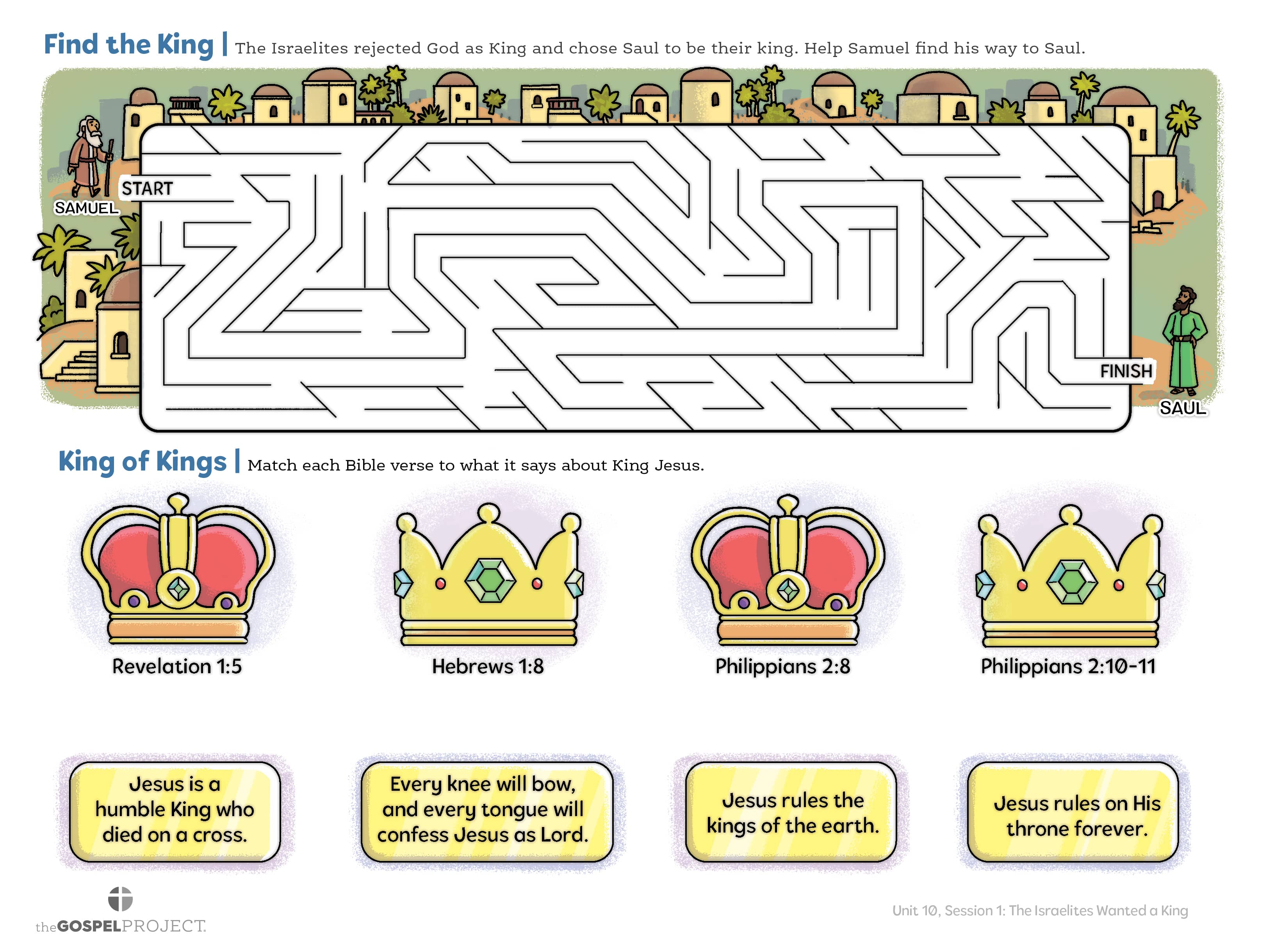 slide 3 of 3 for The Gospel Project for Kids: Older Kids Activity Pages - Volume 4: Foolishness and Wisdom