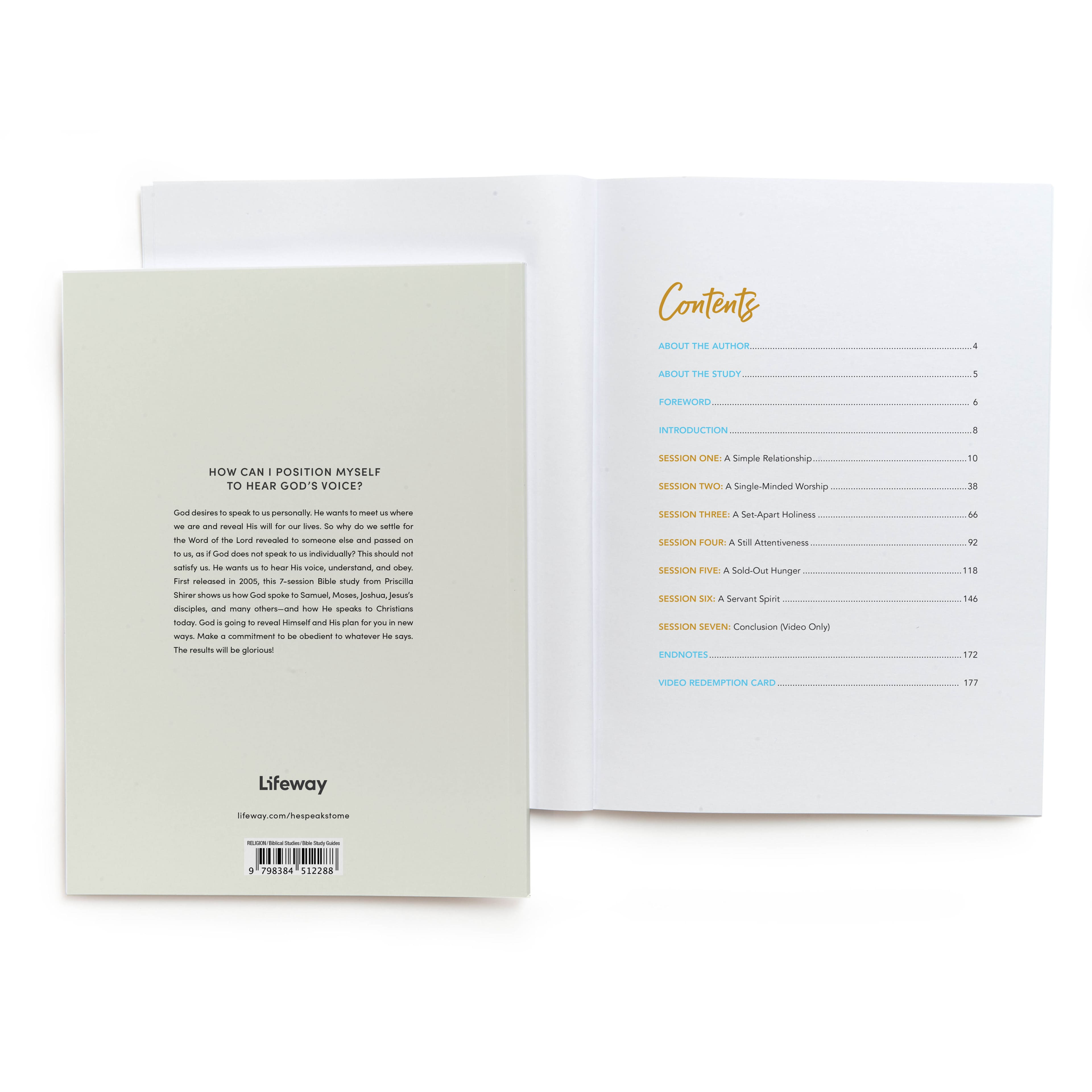 slide 3 of 6 for He Speaks to Me (20th Anniversary Edition) - Bible Study Book with Video Access