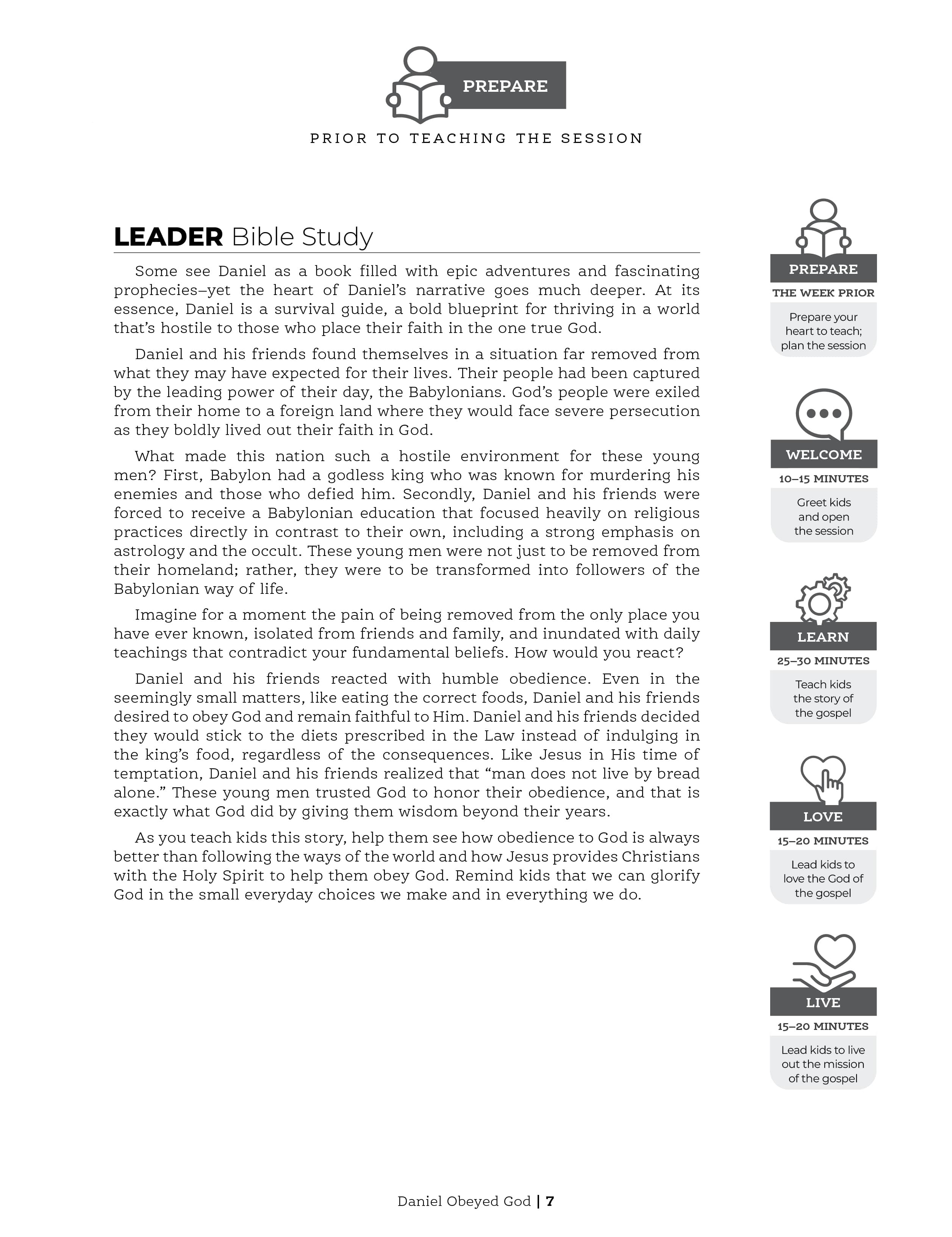 slide 3 of 3 for The Gospel Project for Kids: Older Kids Leader Guide - Volume 6: Prophets and Provision
