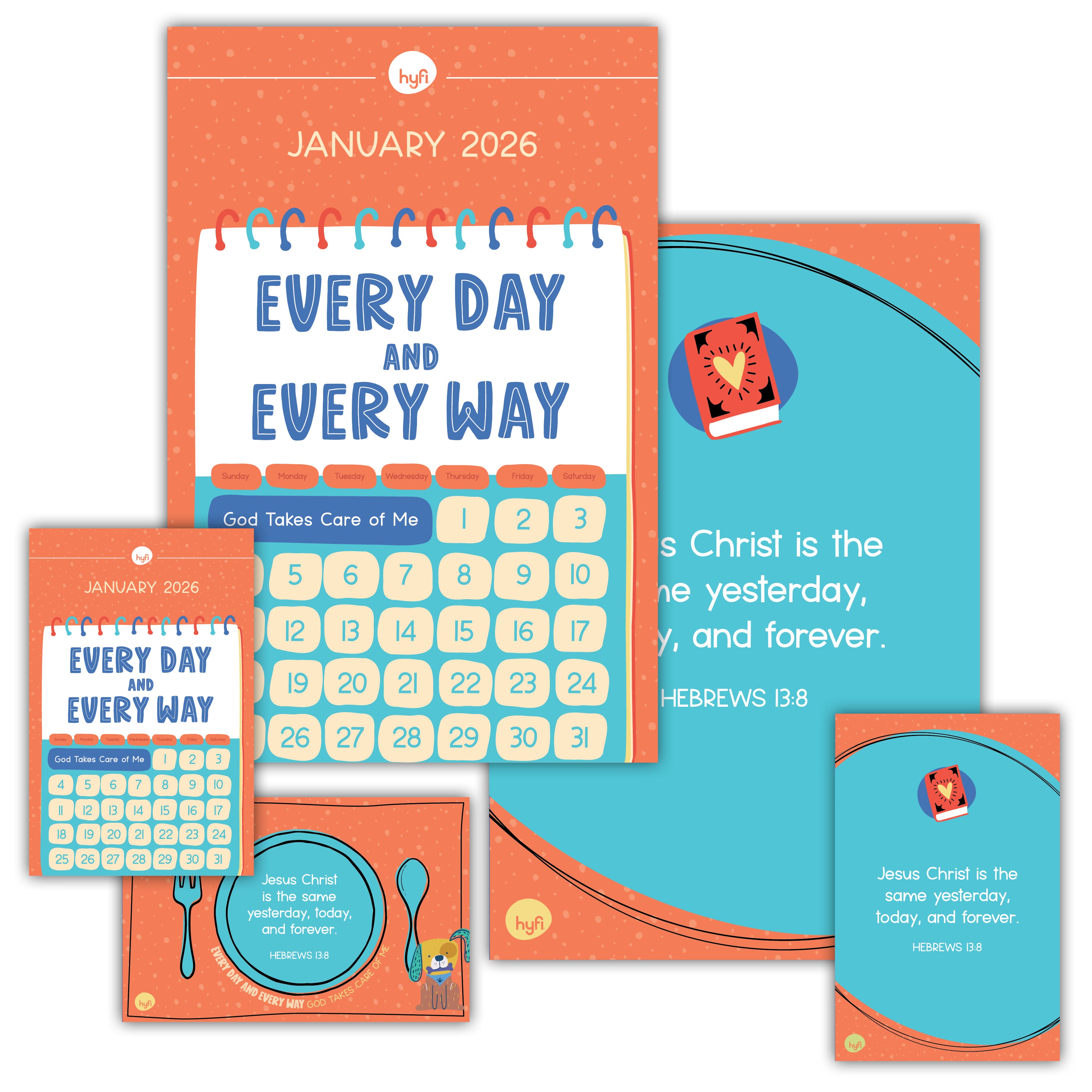 Hyfi Preschool Theme Posters Digital - Every Day and Every Way JAN2026