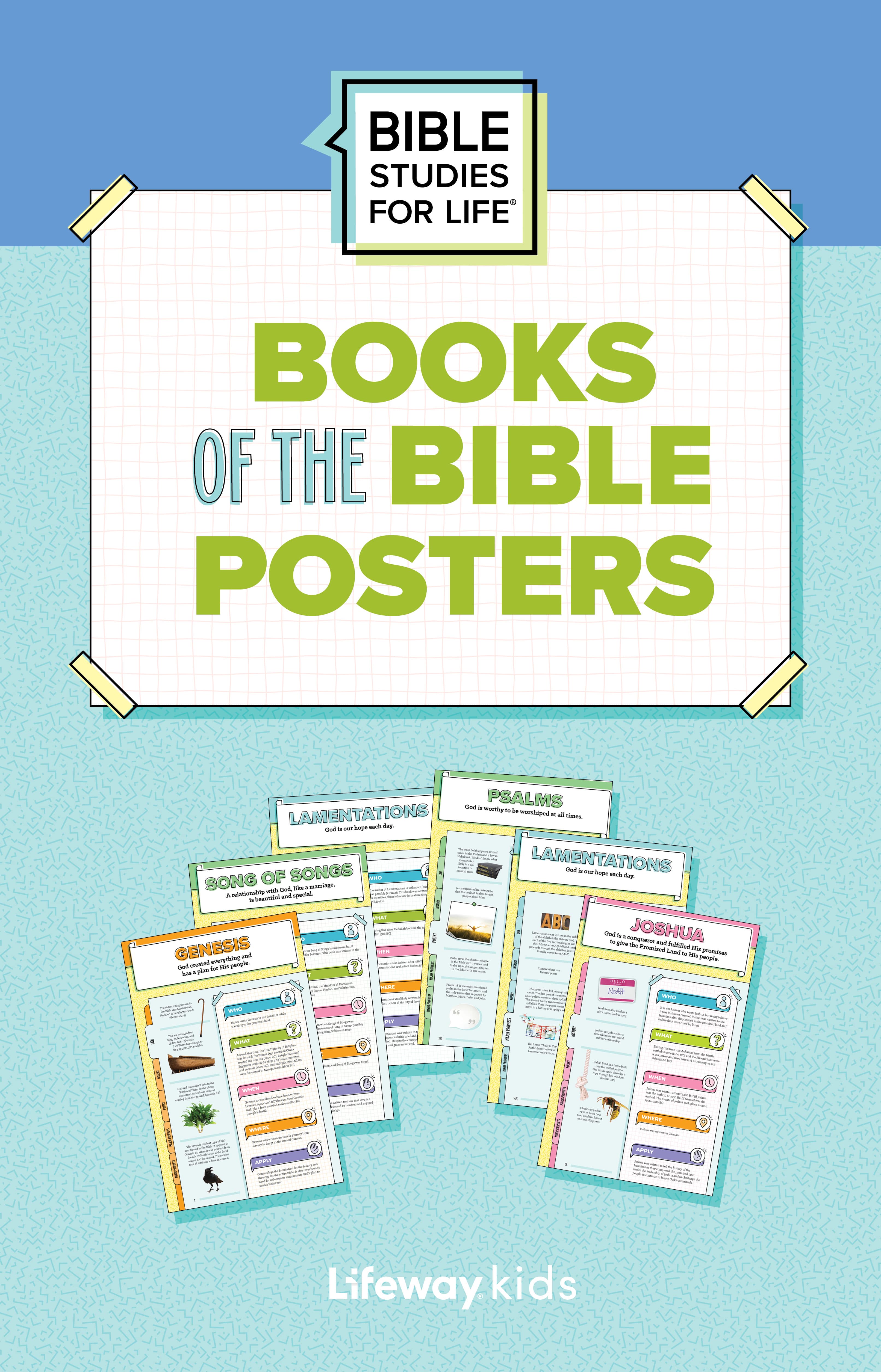 Bible Studies for Life Kids Books of the Bible Posters Lifeway