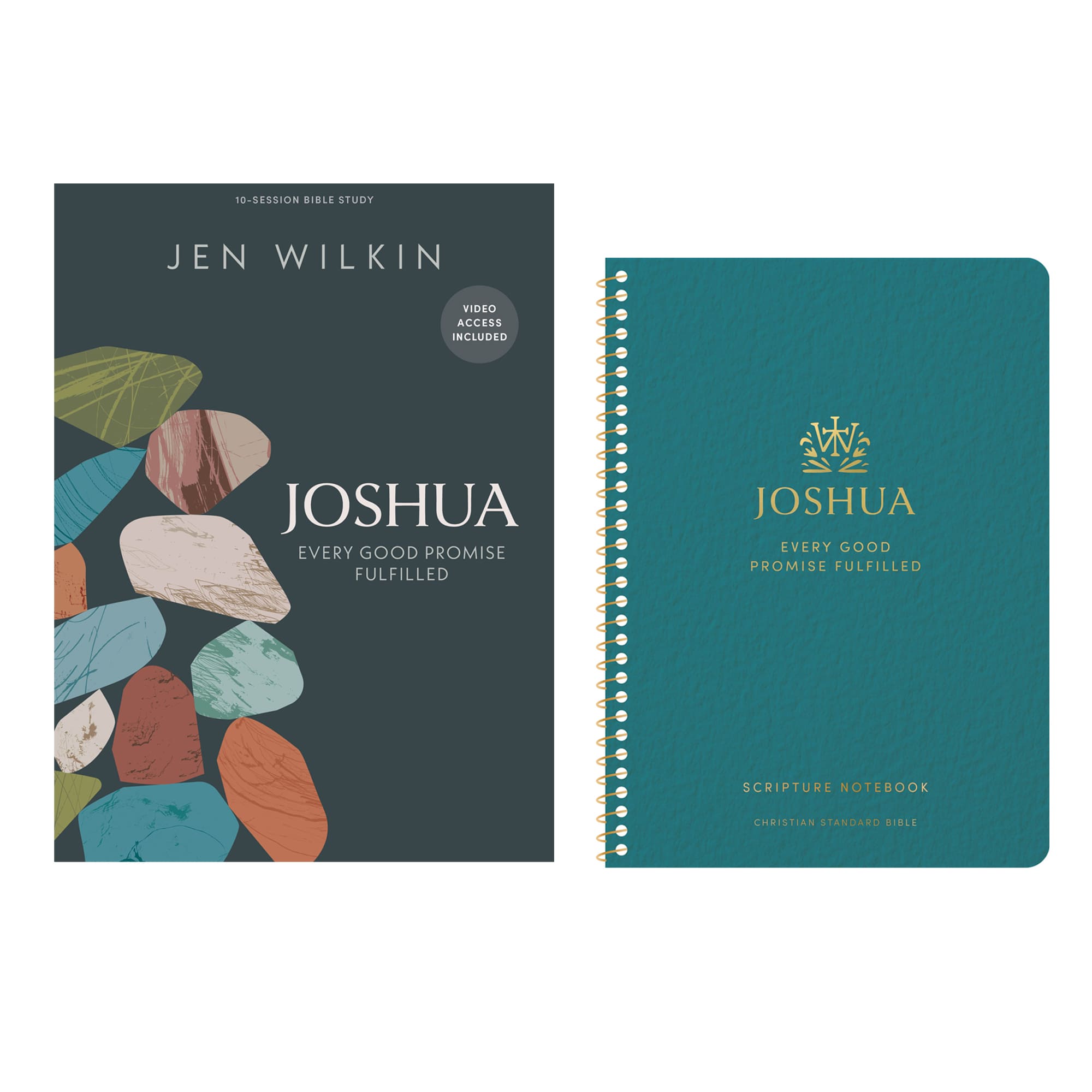 Joshua Bible Study Book with Video Access + CSB Scripture Notebook Set ...