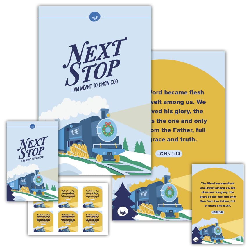 Hyfi Kids Theme Posters Digital - Next Stop DEC2026 | Lifeway