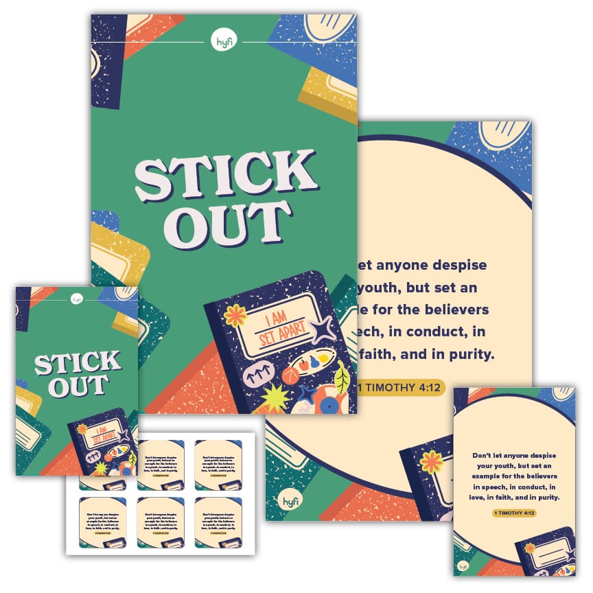 Hyfi Kids Theme Posters Digital - Stick Out JAN2027 | Lifeway